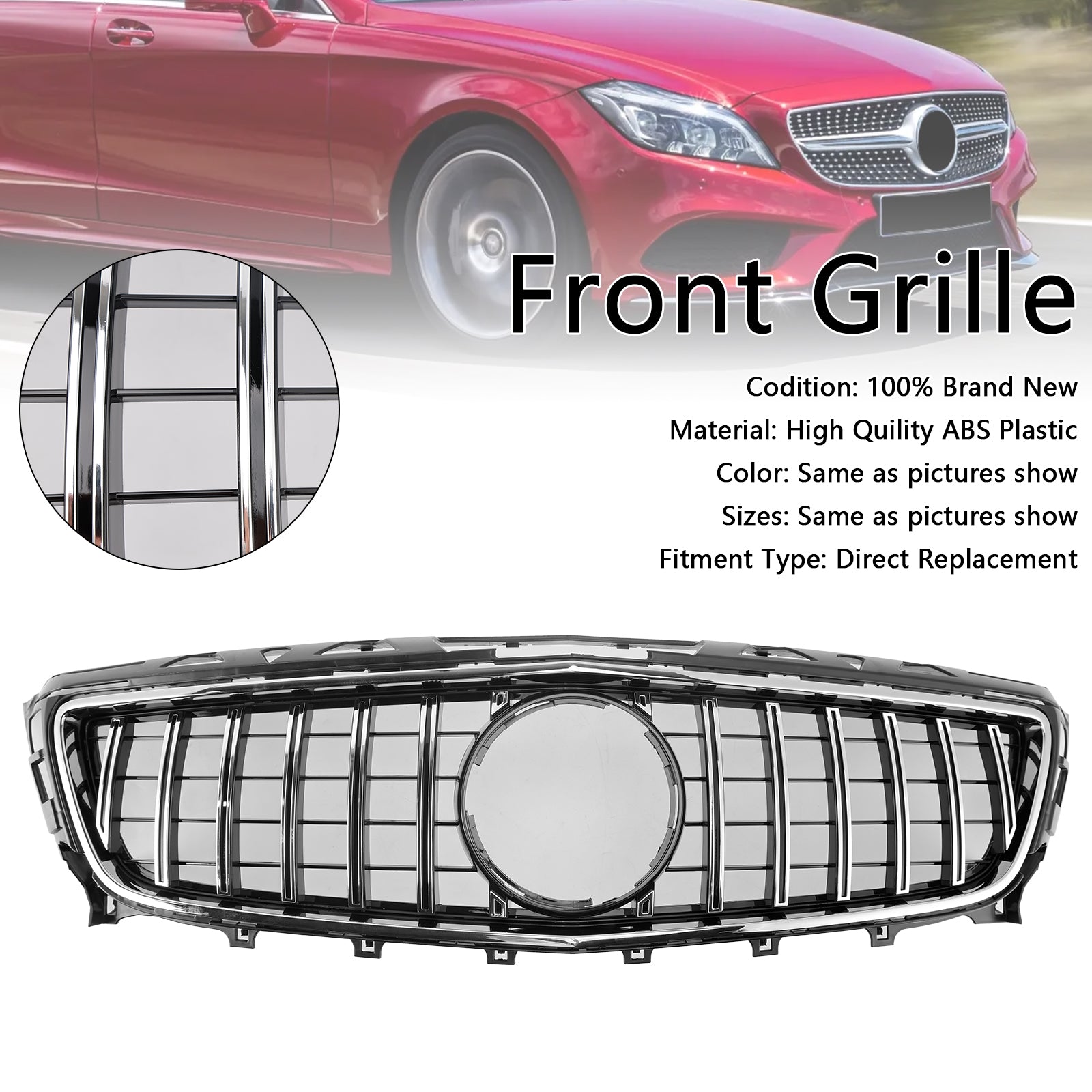 Mercedes-Benz CLS grille aan de voorzijde W218 ClS250/350/450/500/550 2011-2014