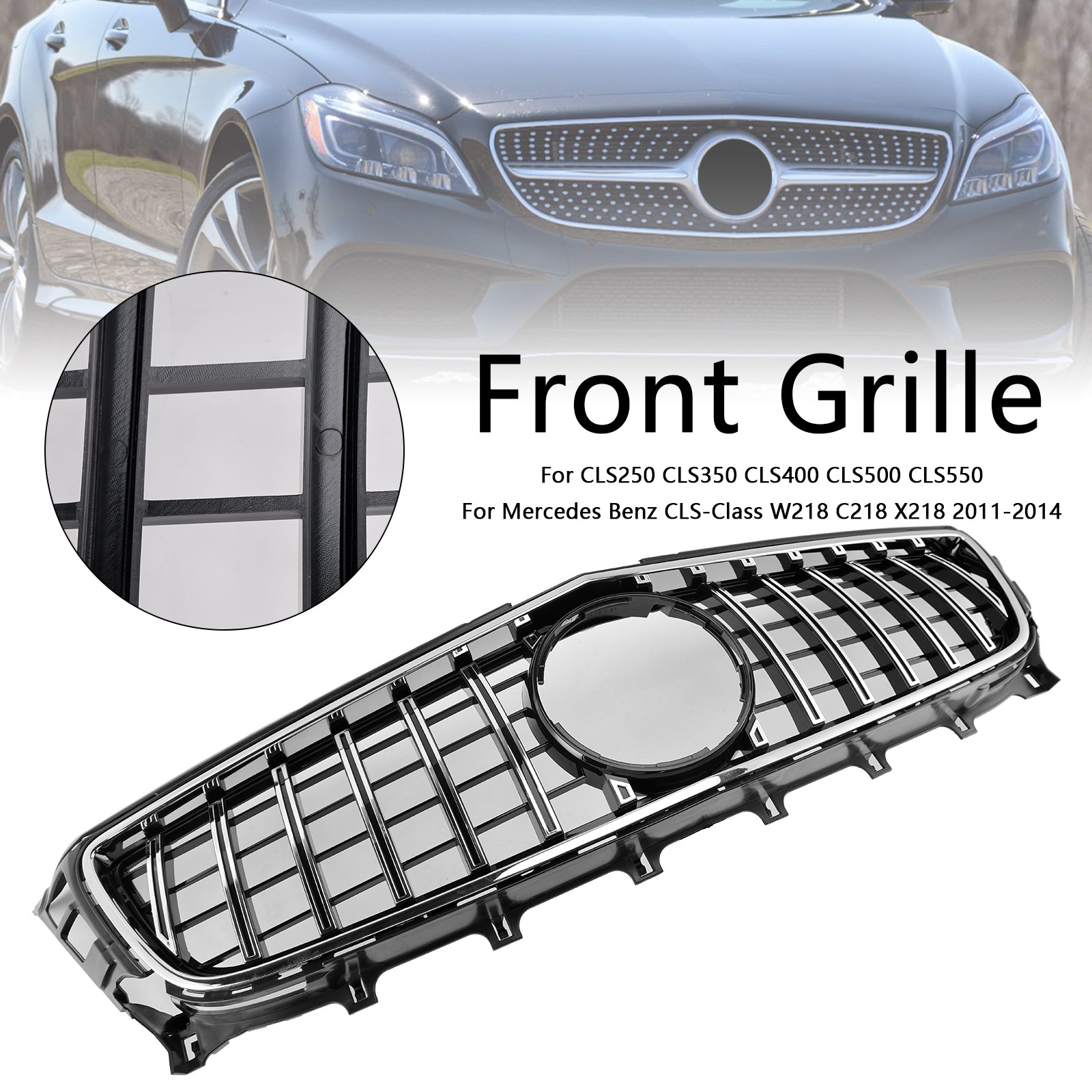 Mercedes-Benz CLS grille aan de voorzijde W218 ClS250/350/450/500/550 2011-2014