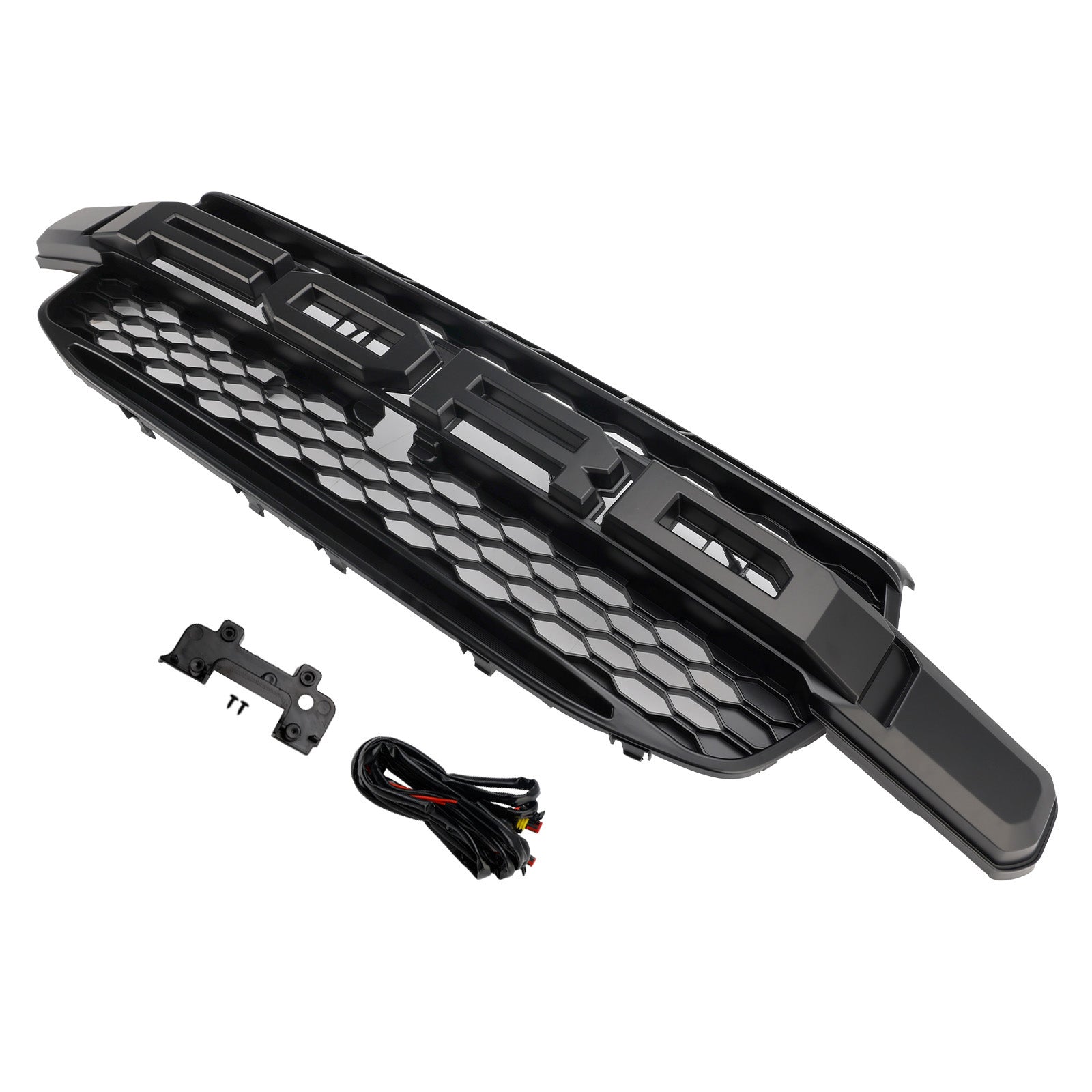 Ford Ranger Next Gen T9 2023-2025 Calandre de pare-chocs avant noire avec lumière LED