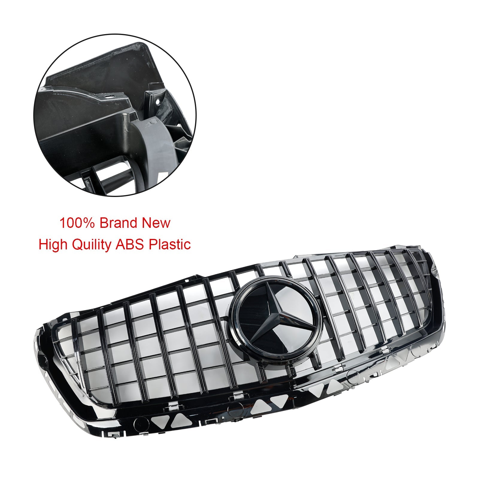 Zwart voorbumperrooster voor Mercedes Benz Sprinter W906 2014-2018