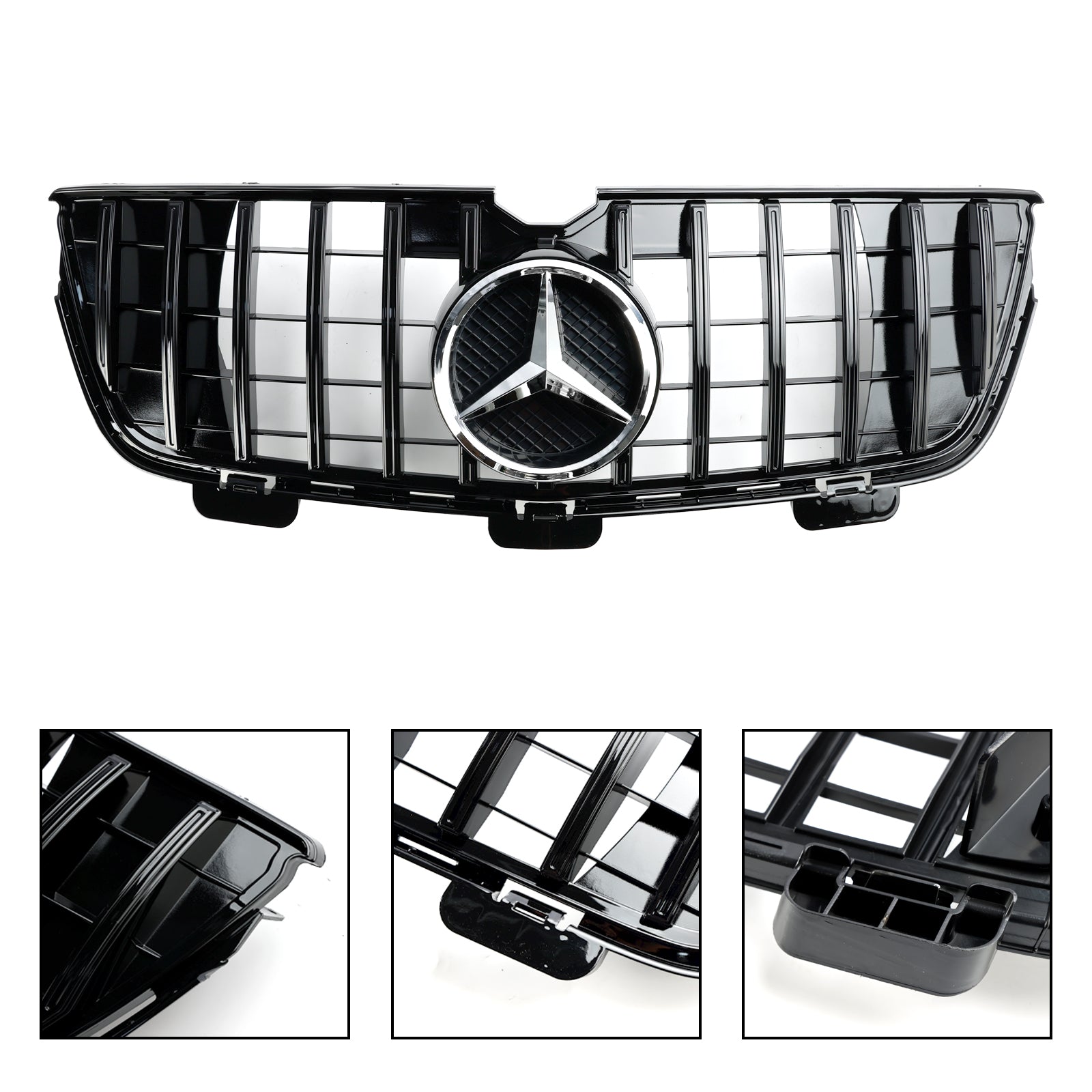 Grid de parachoques delantero cromado para Mercedes-Benz GL X164 GL450 GL500 2010-2012