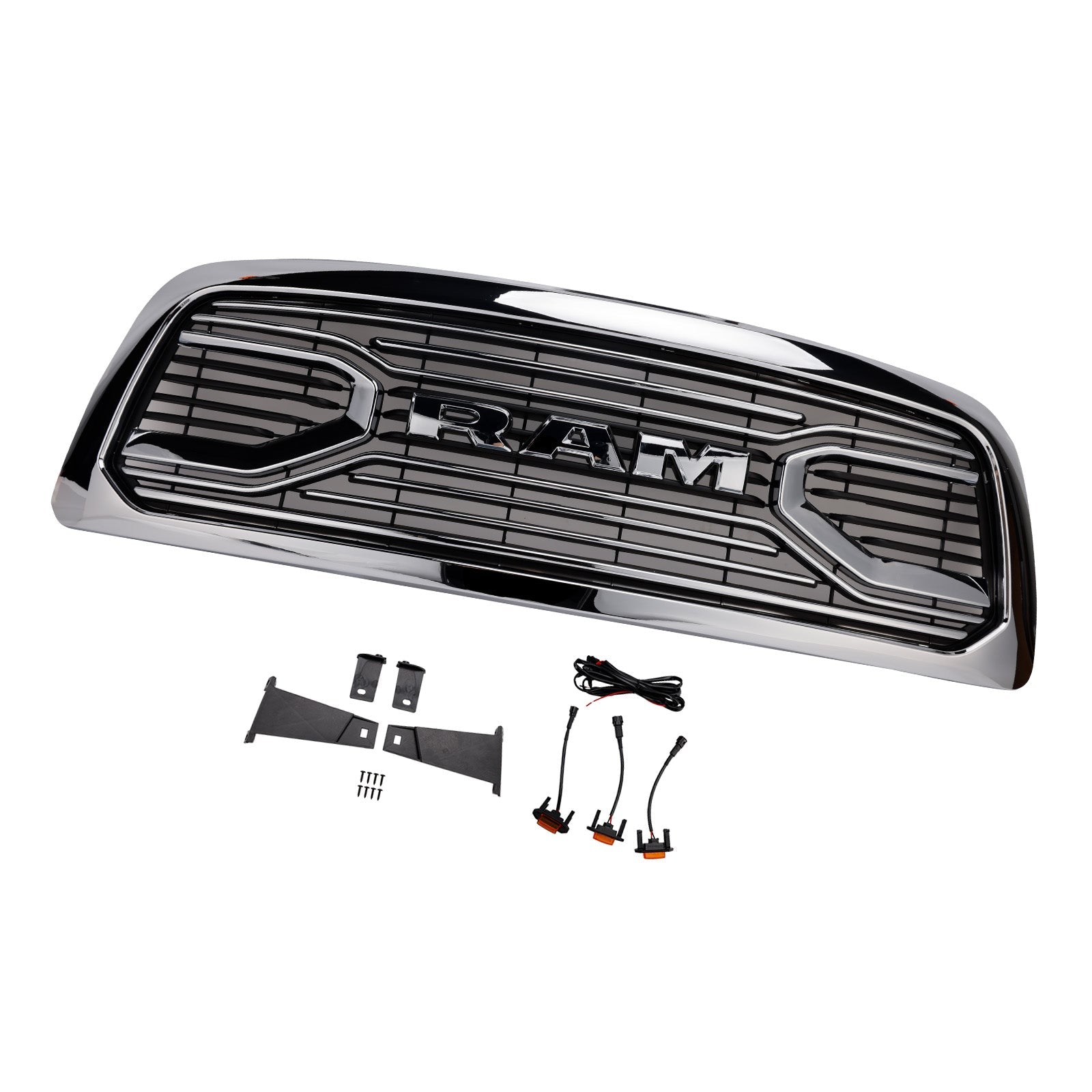 Kromirana maska z LED lučmi za sprednji odbijač Dodge Ram 1500 (2009-2012)