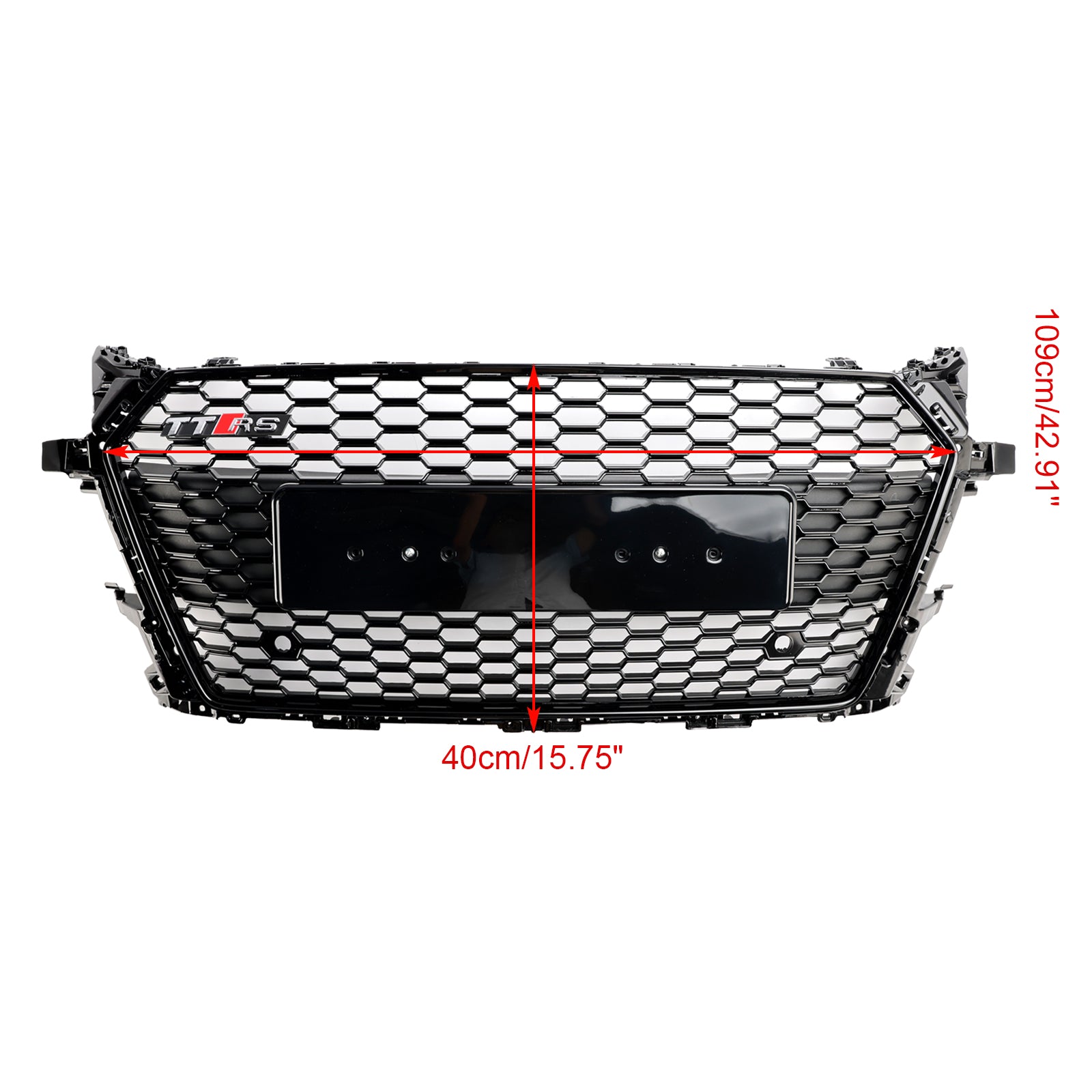 2014-2023 Audi TT MK3 FV 8S RS Style Grid Highing Negro brillante