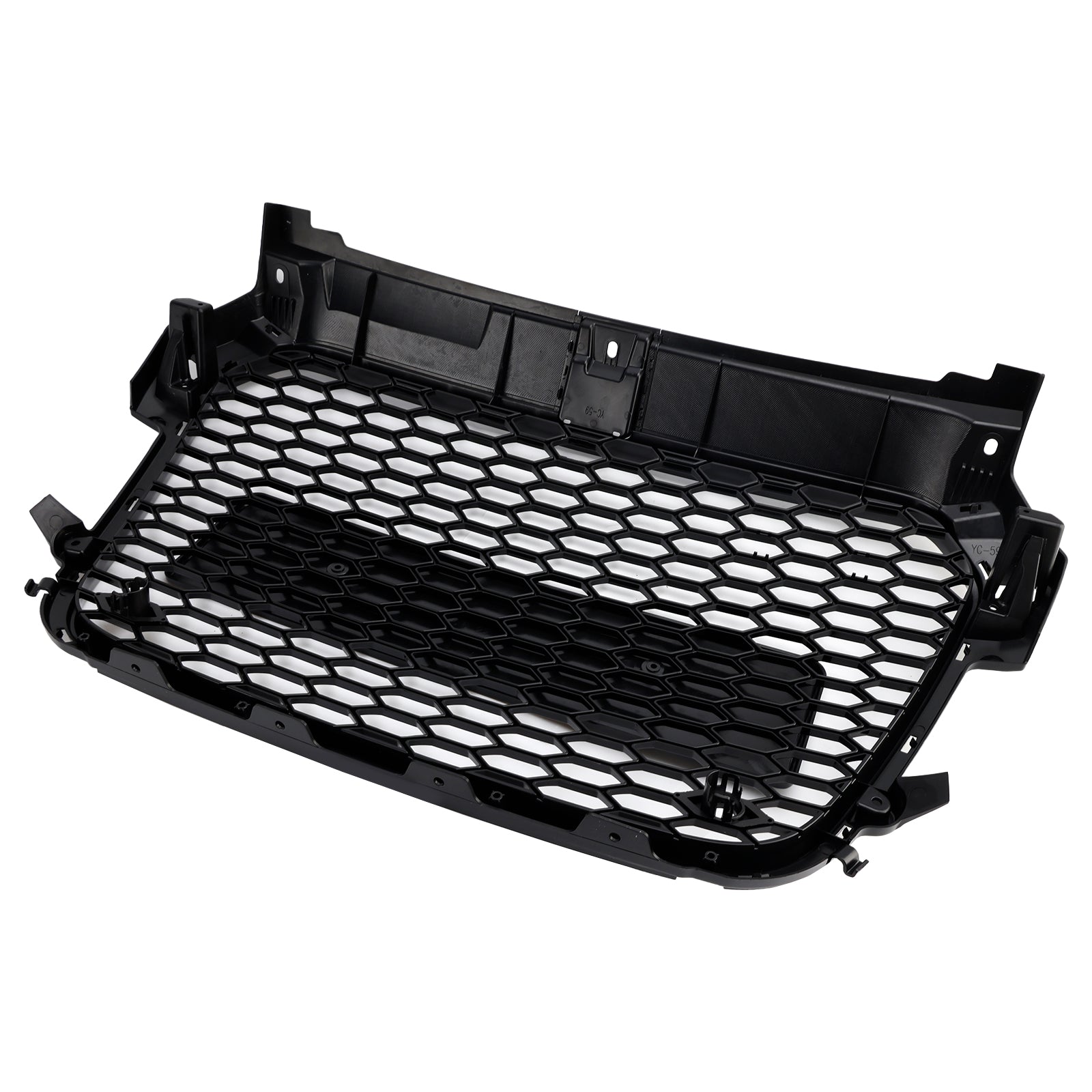 Rejilla de parachoques delantero de panal negro brillante para Audi A1 S1 Pre-uplift 2010-2015