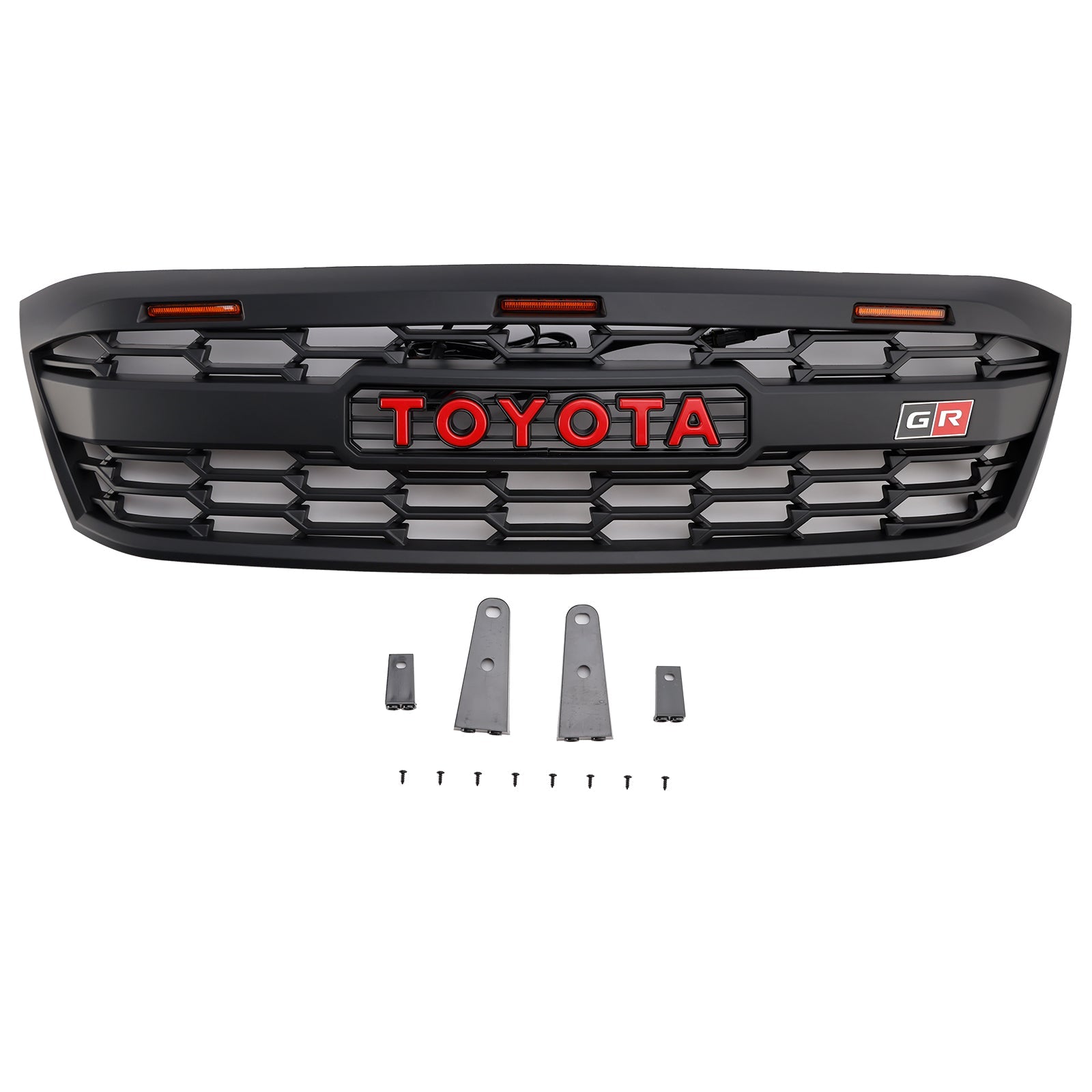 LED-Frontstoßstangengrill im GR-Stil für Toyota Hilux N70 vor dem Facelift 2005–2011