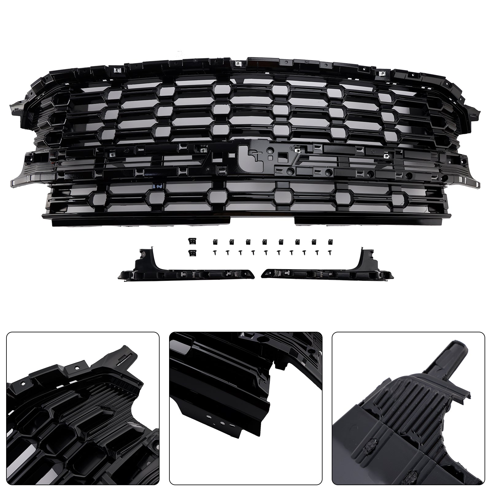 Grille de pare-chocs avant Z71 noire pour Chevrolet Tahoe/Suburban 2021-2024