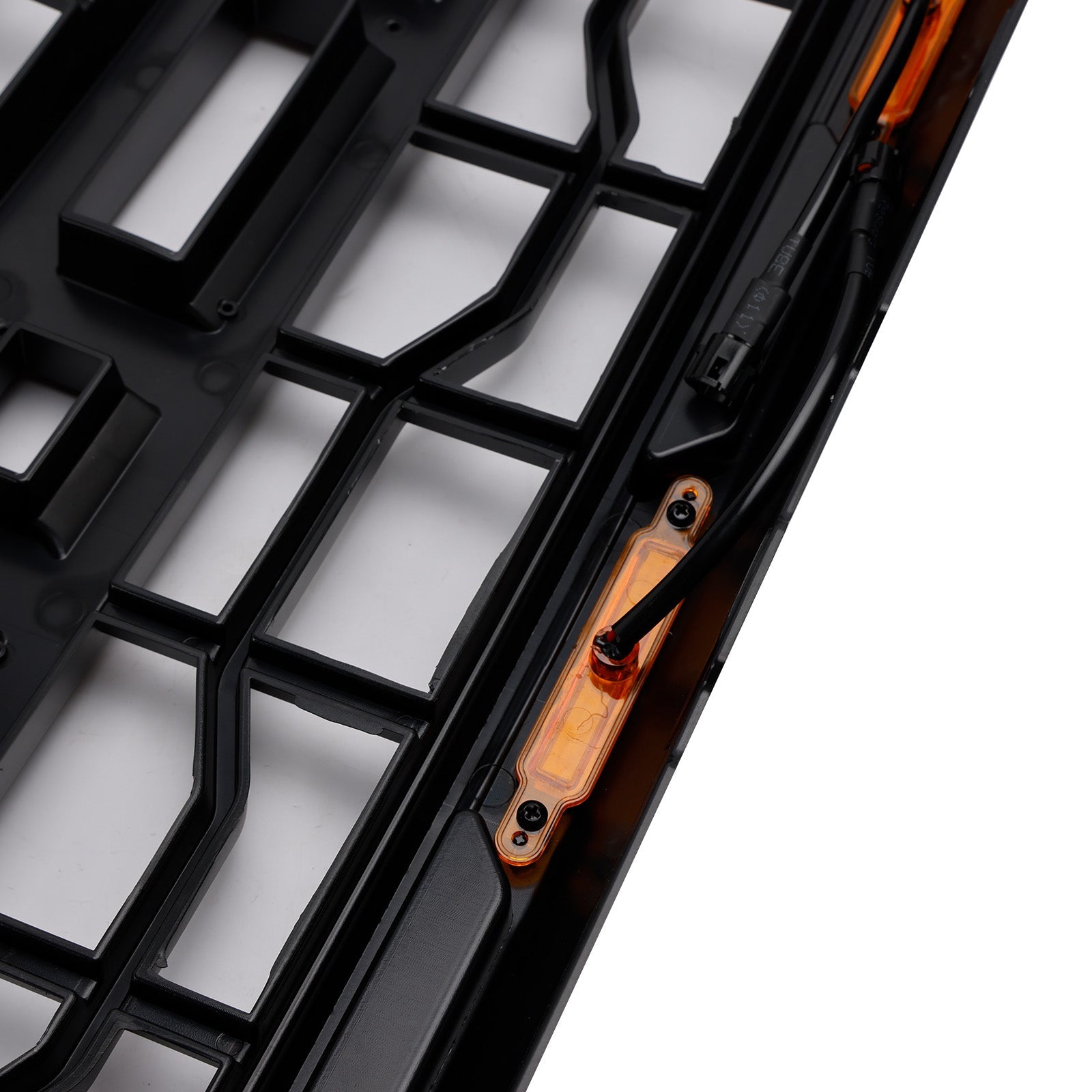 Rejilla de parachoques delantero negra con LED para Ford F150 (desde 2024)