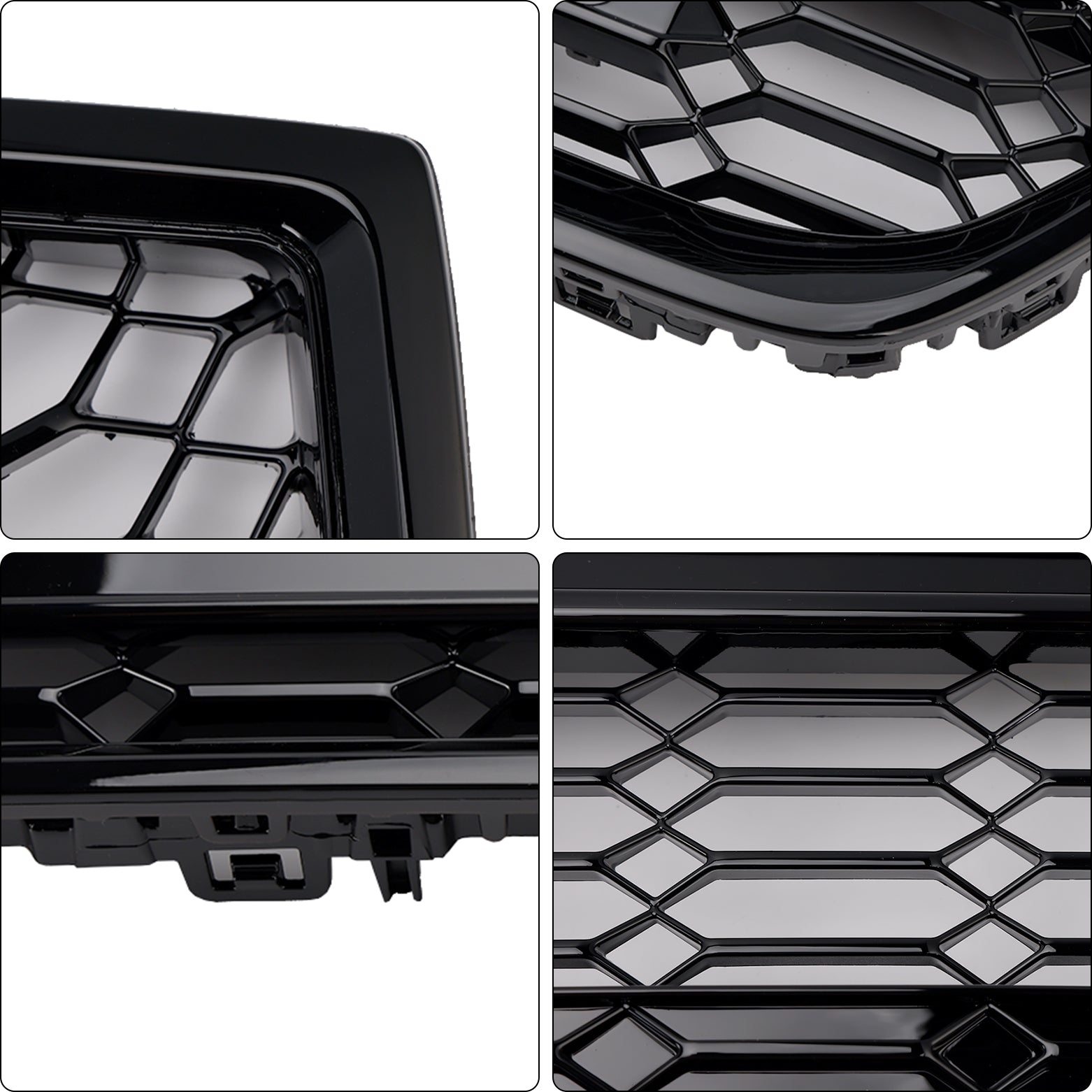 Rejilla de parachoques delantero negro brillante para Audi A7 C8/Sline/S7 2019-2024