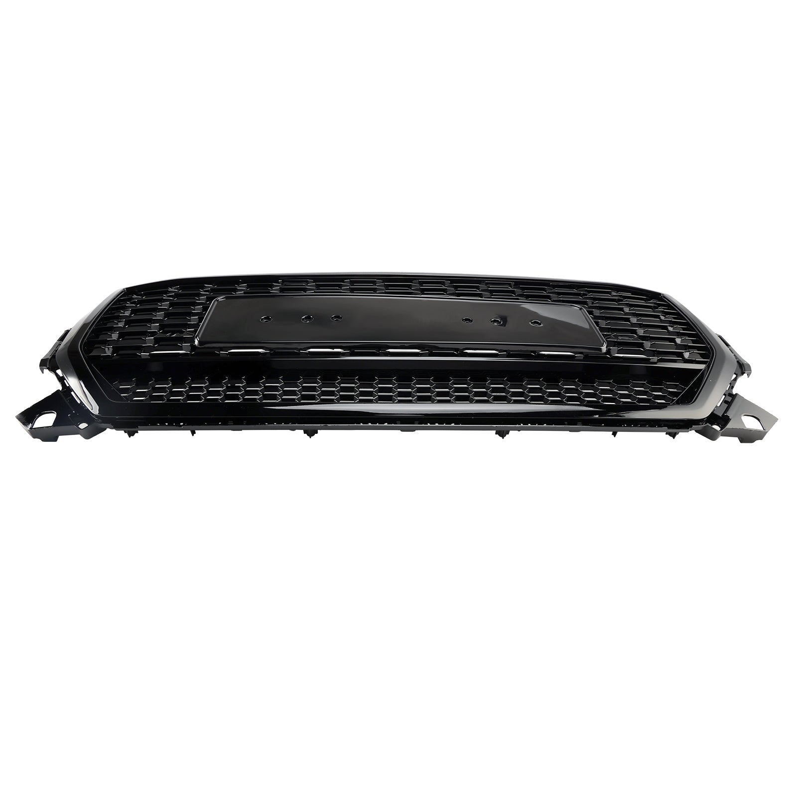 Kiiltävä musta hunajakenno etusäleikkö Audi Q2 Pre-Coatingille 2016-2020