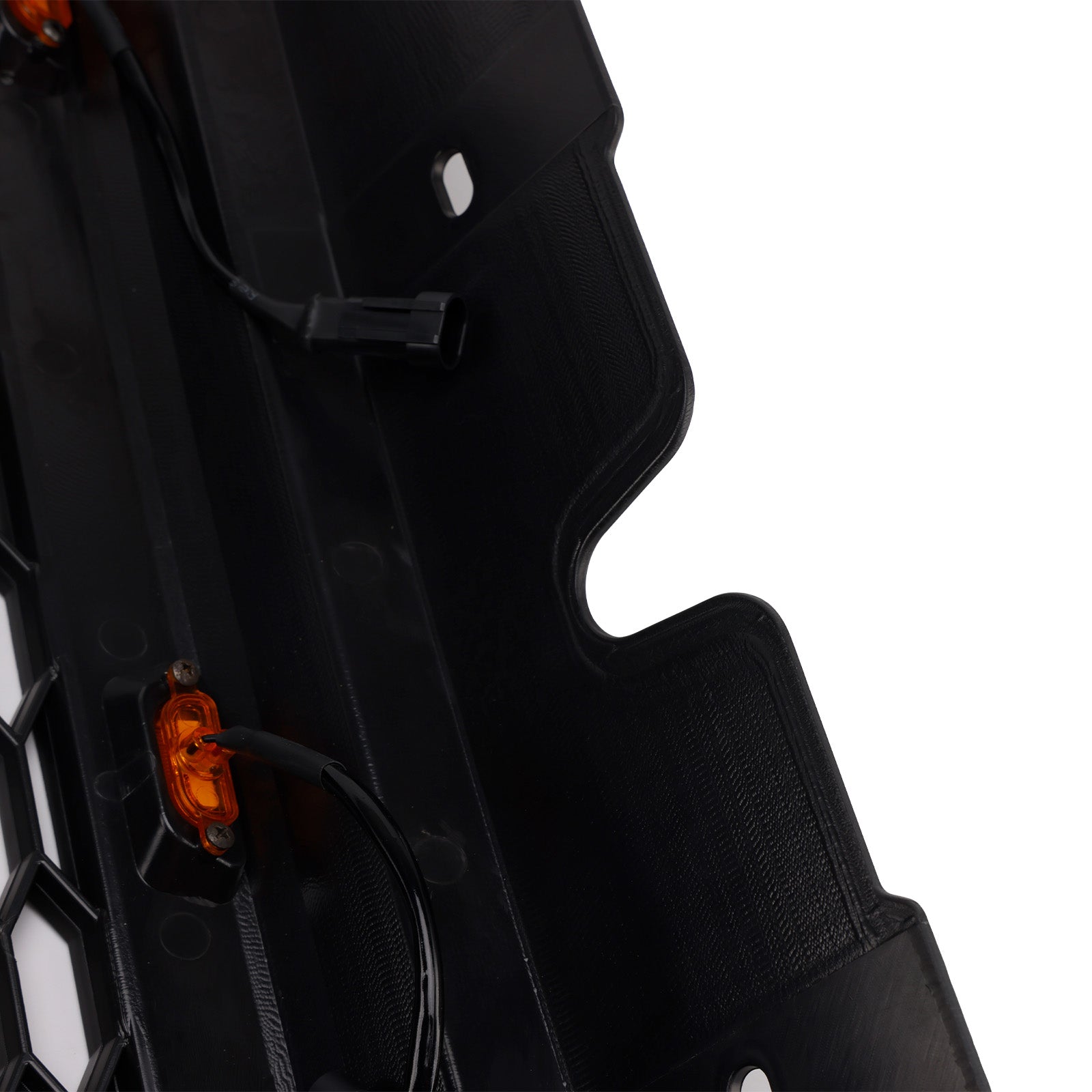 Prozorna črna zgornja rešetka sprednjega odbijača za Ford Explorer 2006-2010