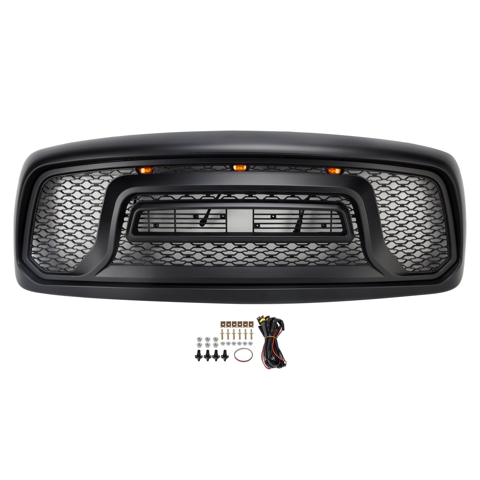 Grille de pare-chocs avant style rebelle pour Dodge RAM 1500/2500/3500 2002-2005