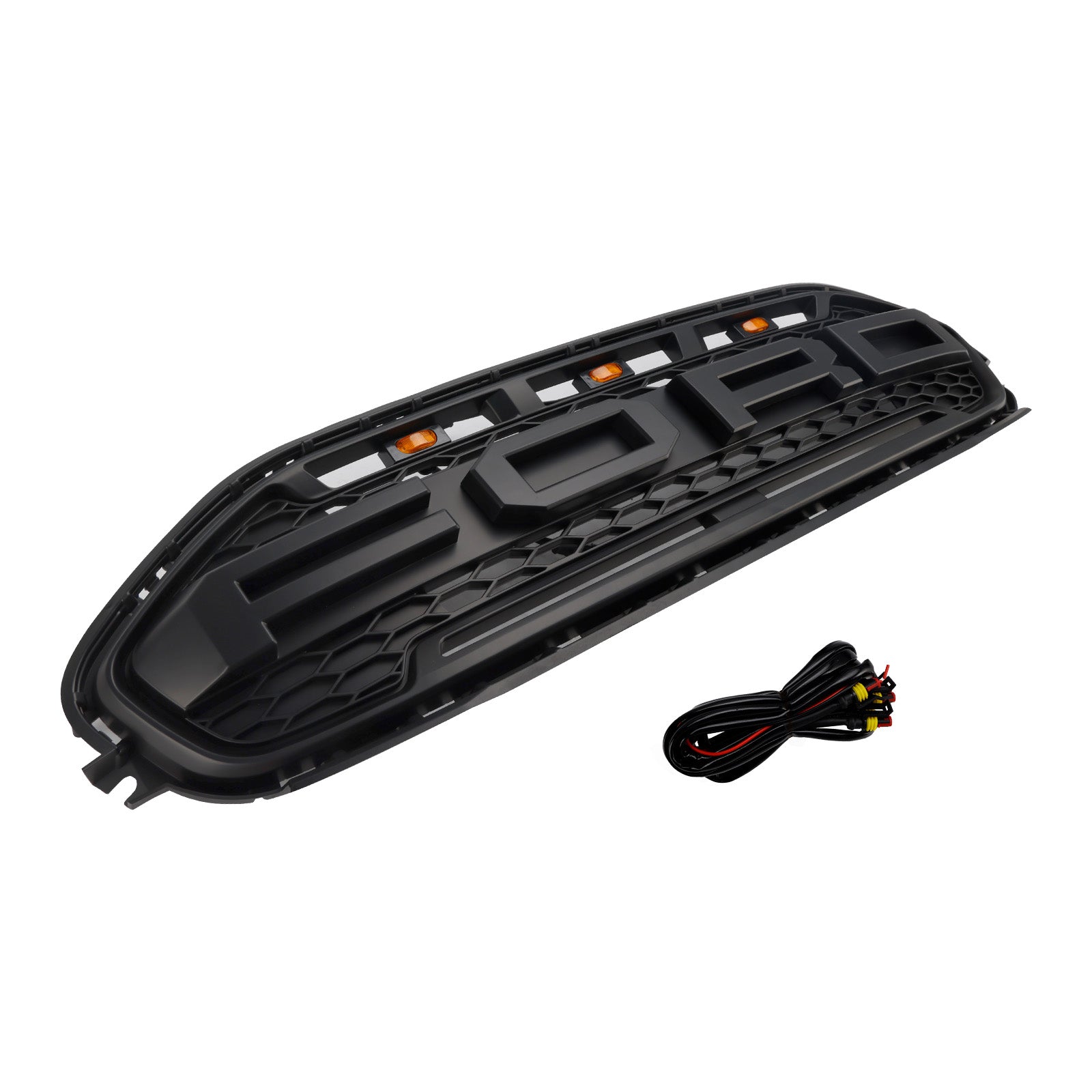 Zwarte voorbumpergrille met LED voor Ford Transit Connect 2019-2023