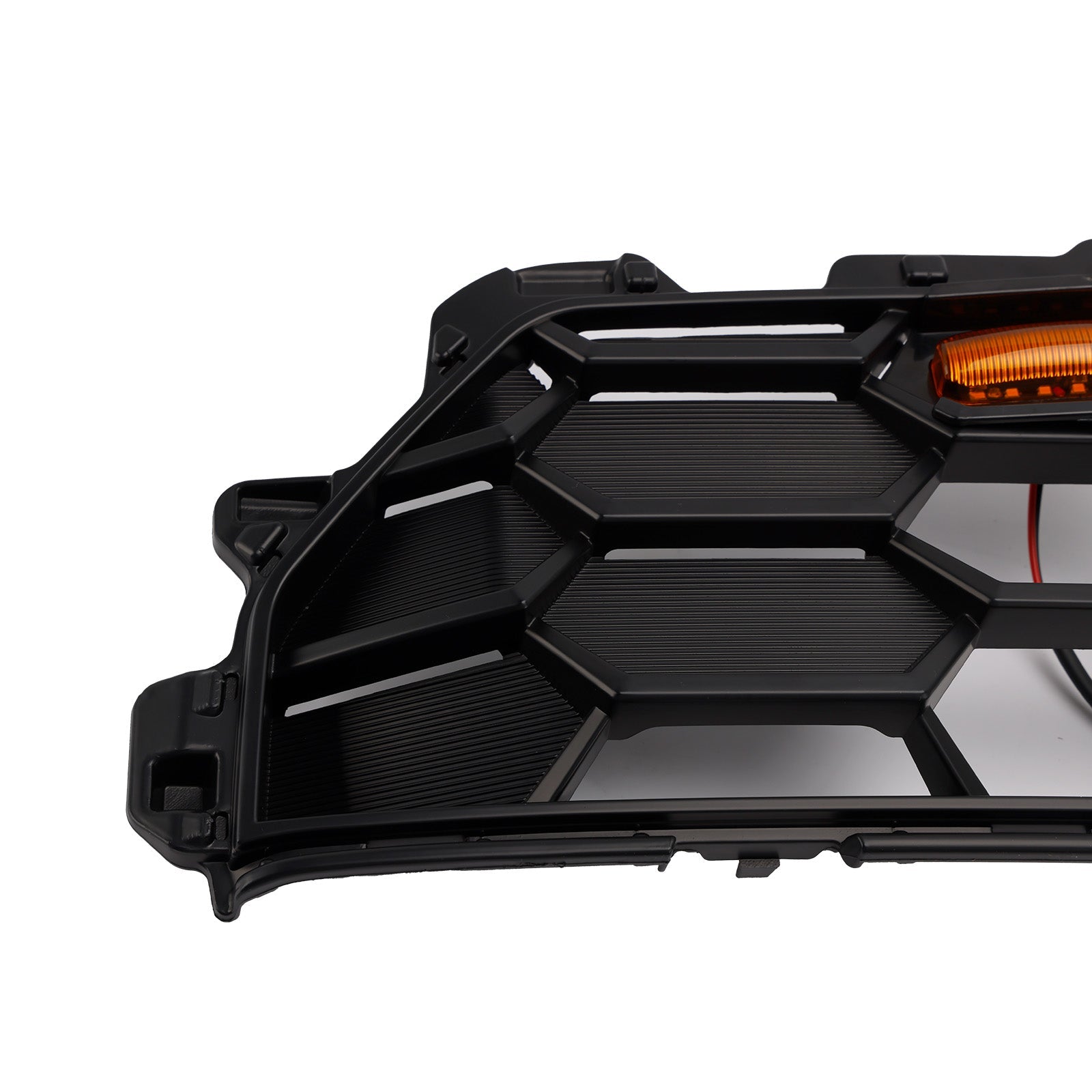 Rejilla de parachoques delantero negra con barra de luz para Toyota 4Runner TRD PRO (modelos 2024 y posteriores)