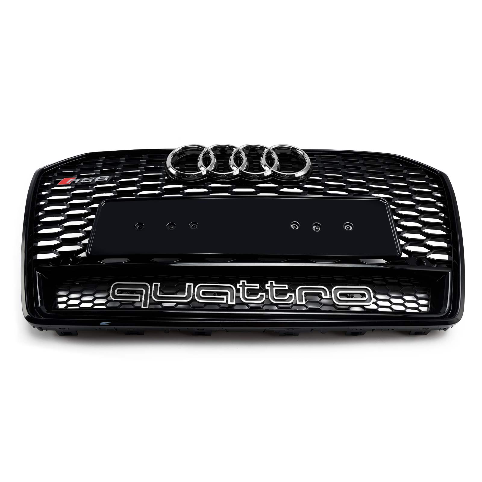 2016-2018 Audi A6 S6 C7 C7PA RS6 Stile di Black Honeycomb Calendre