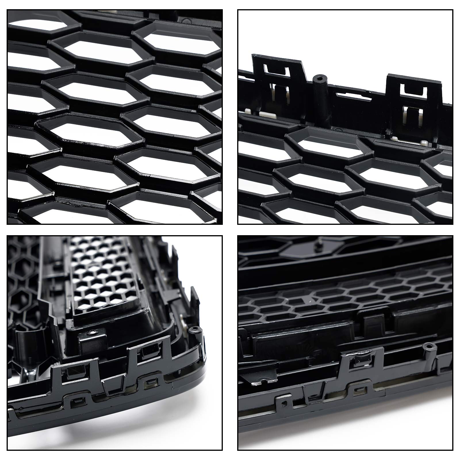 2016-2018 Audi A6 S6 C7 C7PA RS6 Stile di Black Honeycomb Calendre