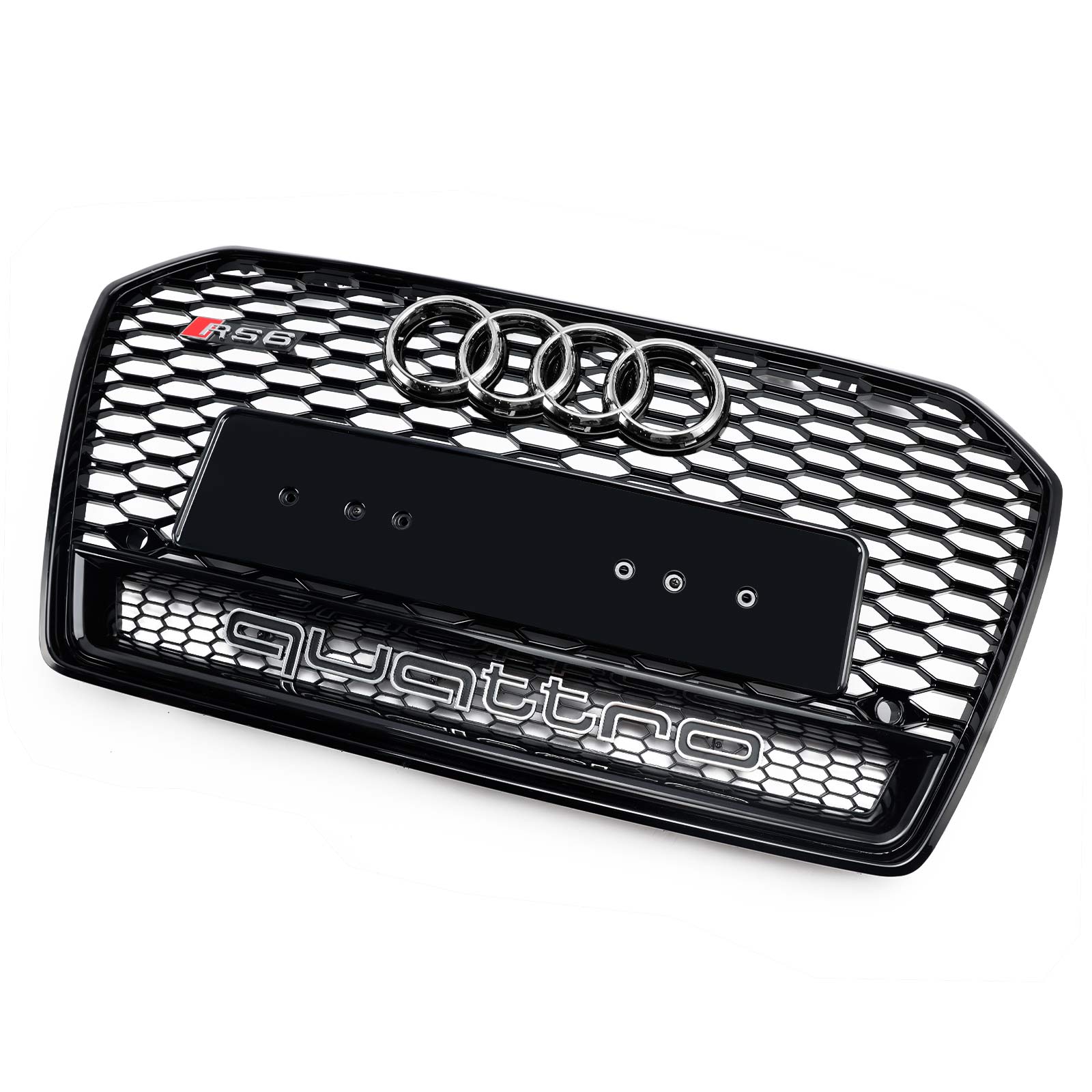 2016-2018 Audi A6 S6 C7 C7PA RS6 Stile di Black Honeycomb Calendre