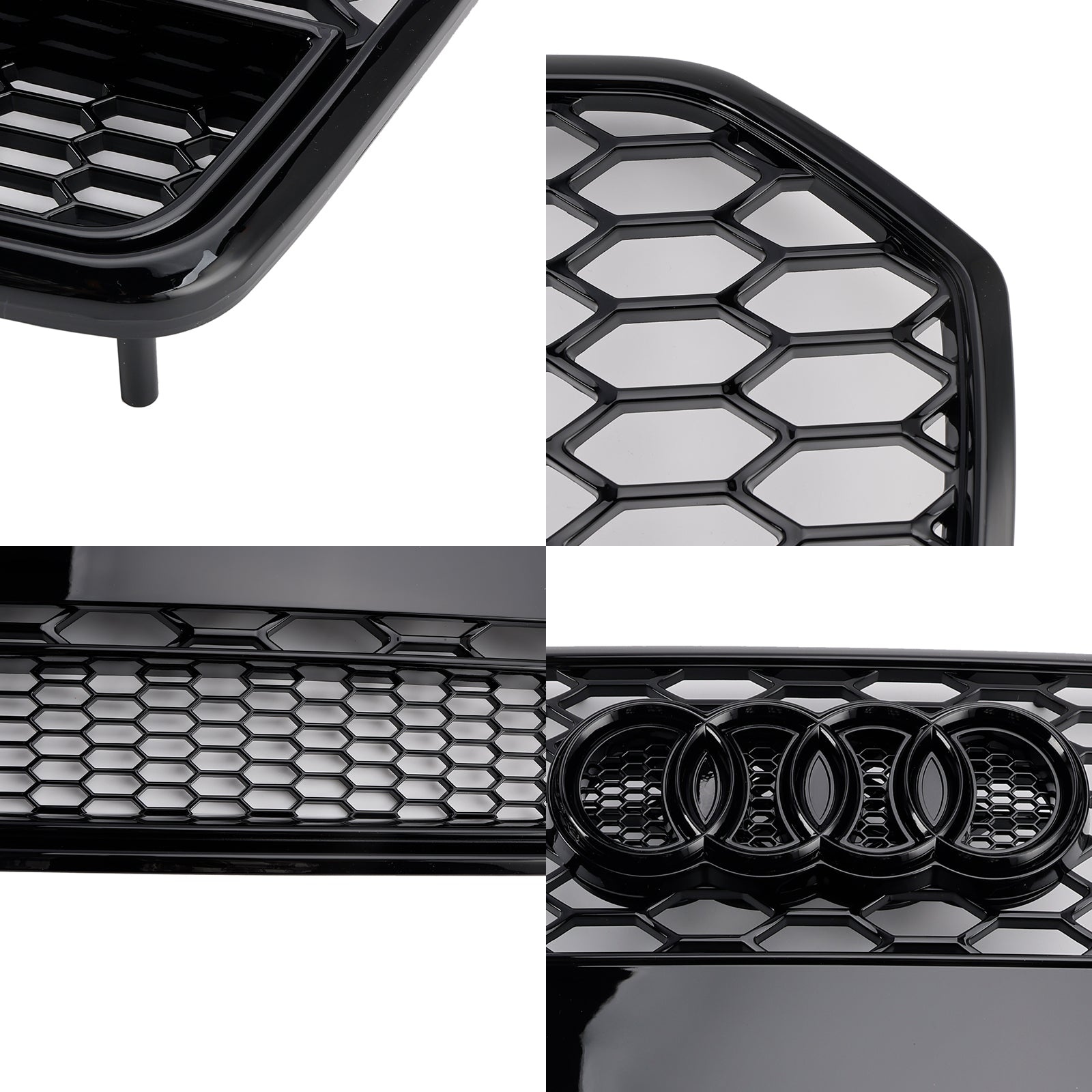 Style stylu RS6 Style Style Grille dla Audi A6 (C7) C7PA Falift 2016-2018