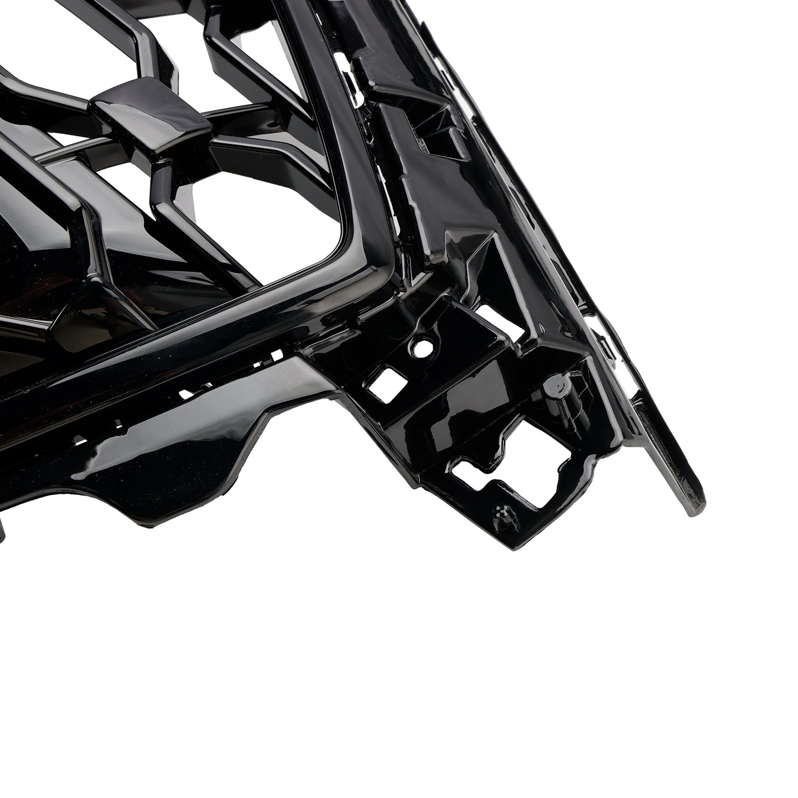 Griglia a nido d'ape in stile RS3 per Audi A3 S3 2020-2024 Nero luccicante