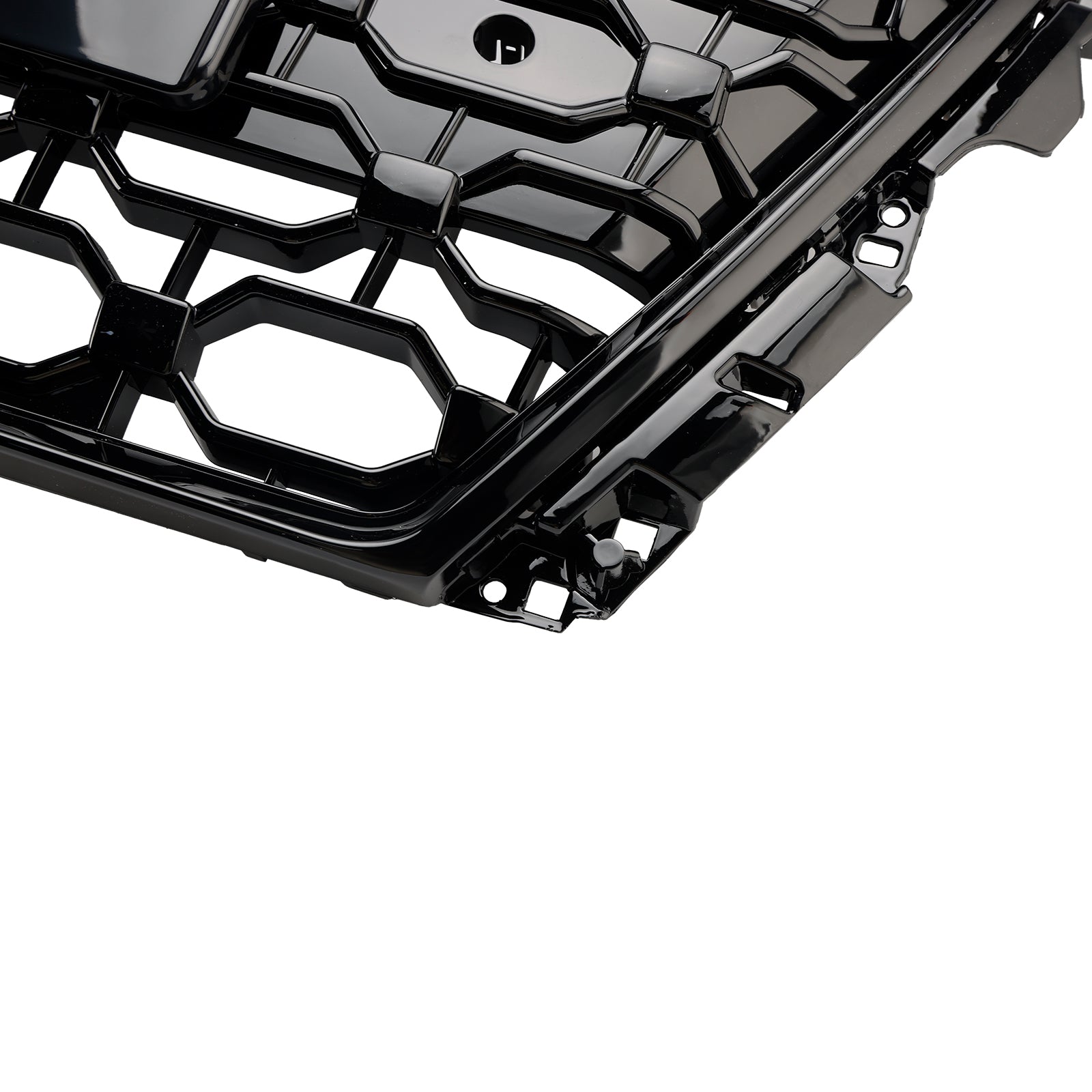 Griglia a nido d'ape in stile RS3 per Audi A3 S3 2020-2024 Nero luccicante
