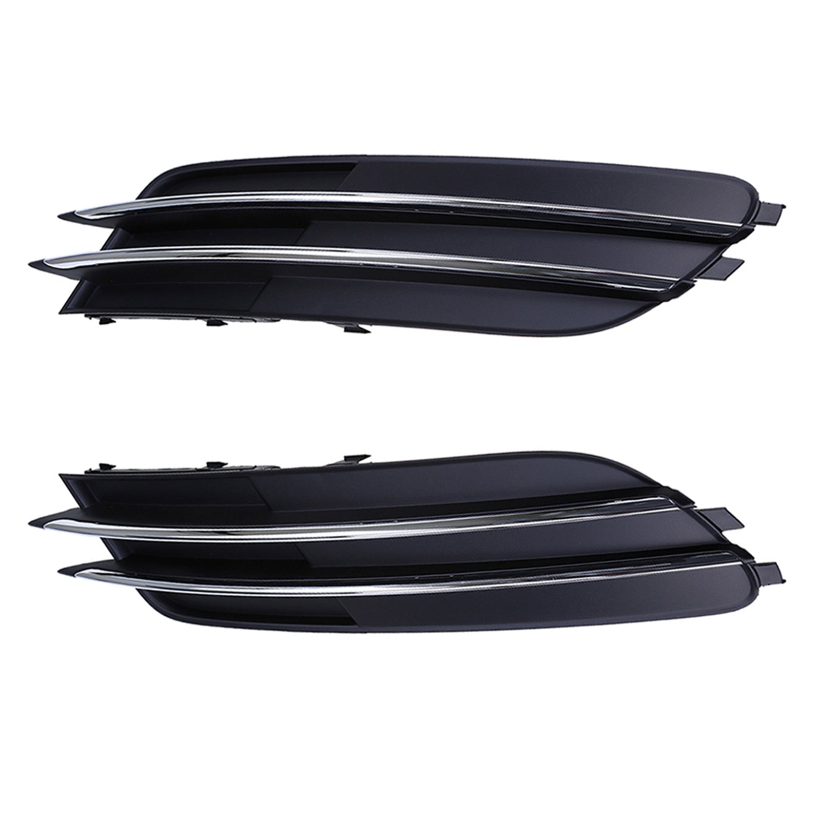 Par de rejillas protectoras de faros antiniebla delanteros para Audi A6 C7 2011-2014