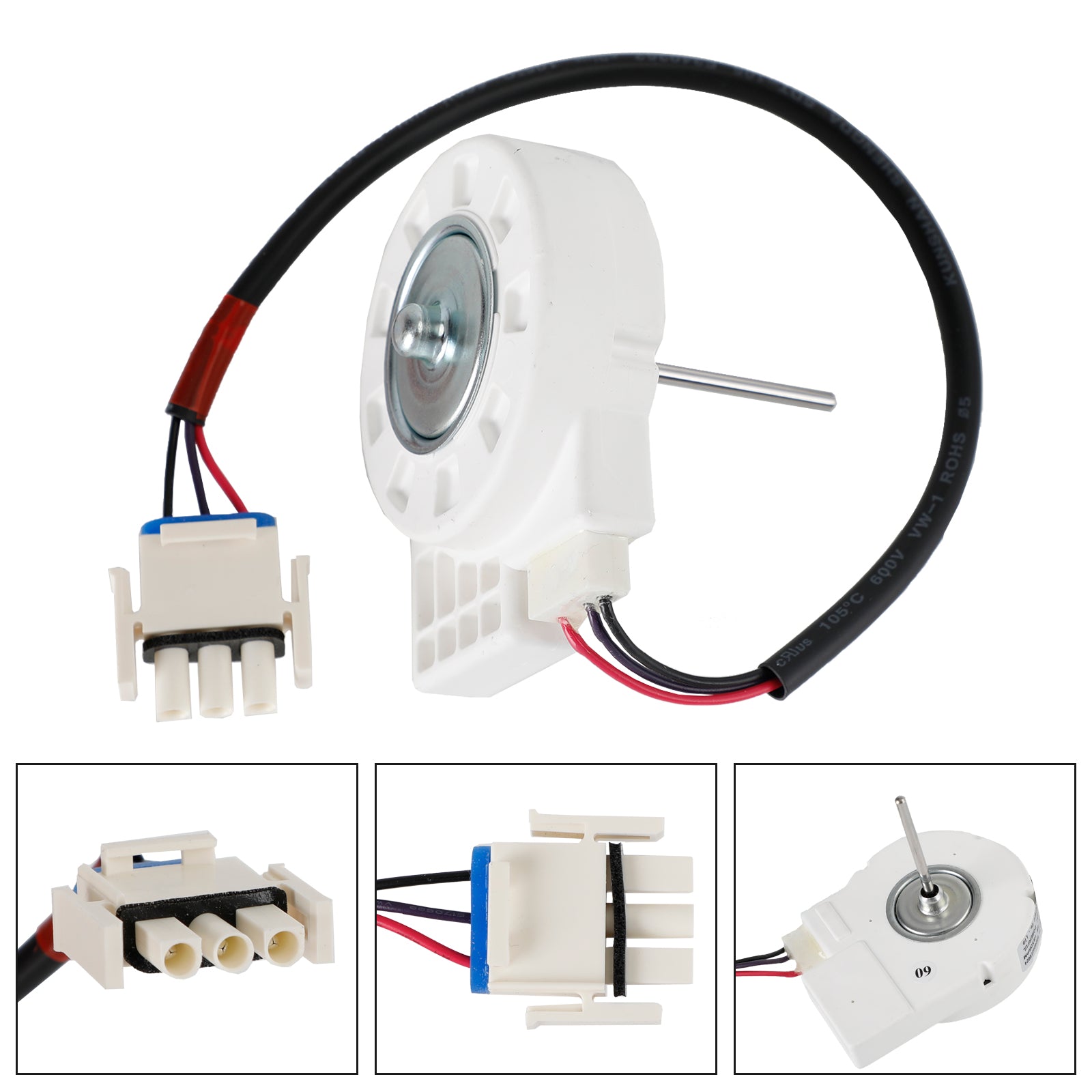 Midea ZWF-02-4 502404010024 DC12V jääkaapin jäähdytyselementin tuulettimen moottori