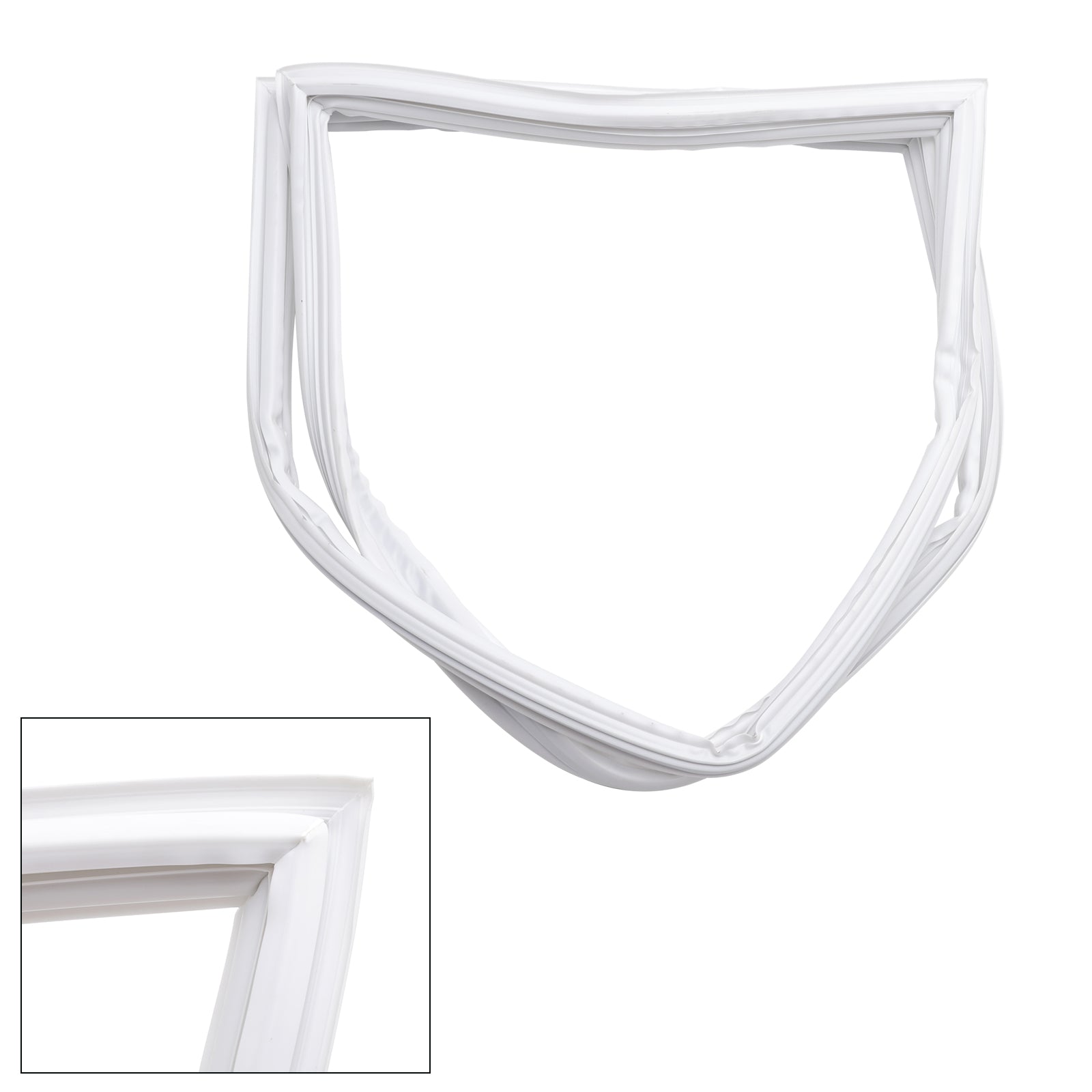 Belo tesnilo na vratih hladilnika W10830189 za Whirlpool Kenmore KitchenAid Maytag