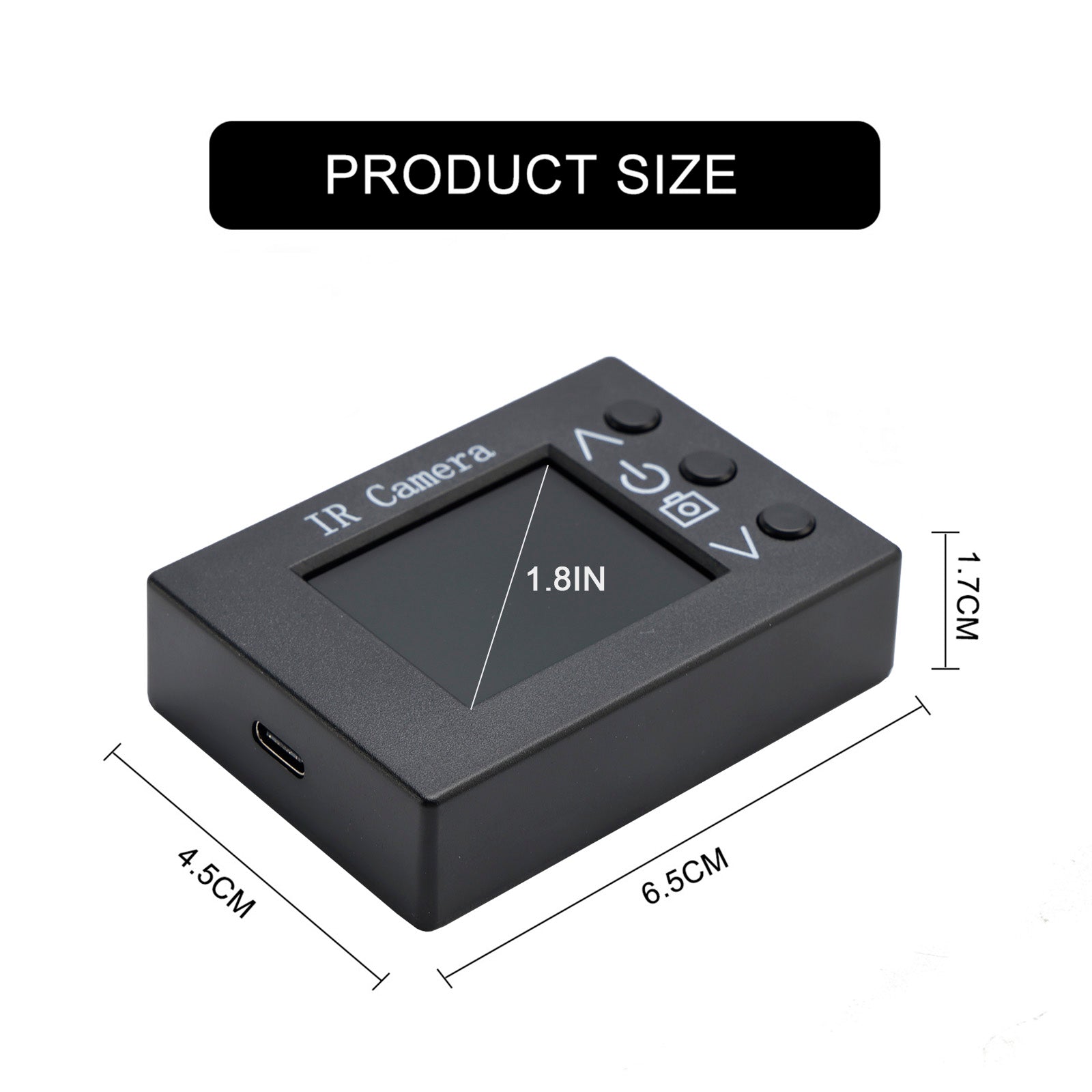 Imageur Thermique MLX90640 1.8" Détection De Capteurs De Température Infrarouge