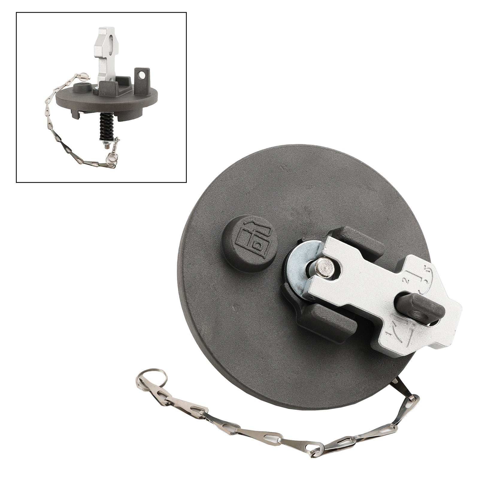 Tappo carburante per Volvo Lock 11118857 A20C A20D A20E A20F A25C A25E A25F A30C A30D