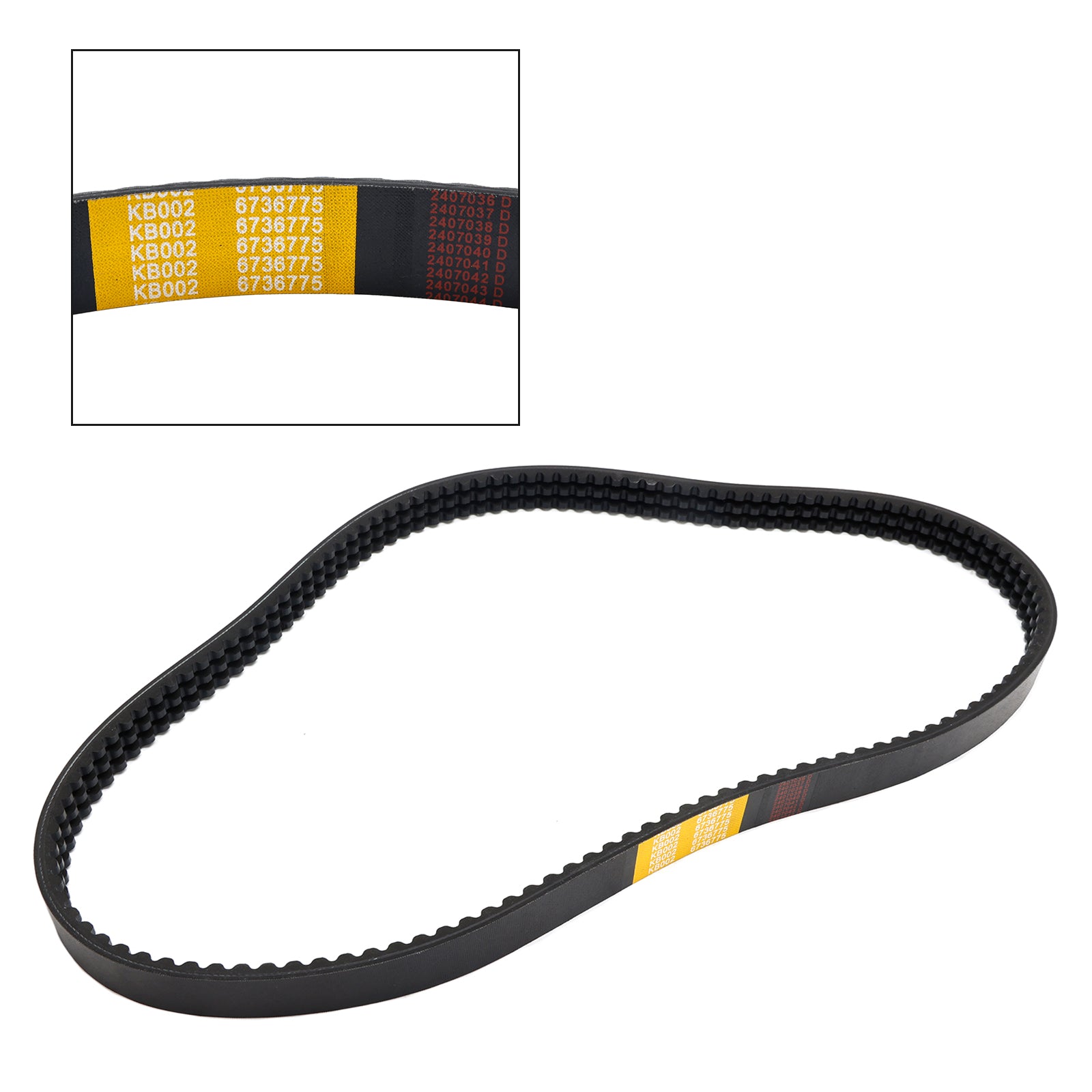 Cinghia di trasmissione 6736775 per pala Bobcat 753 S130 S150 S160 S175 S185 S205 T140