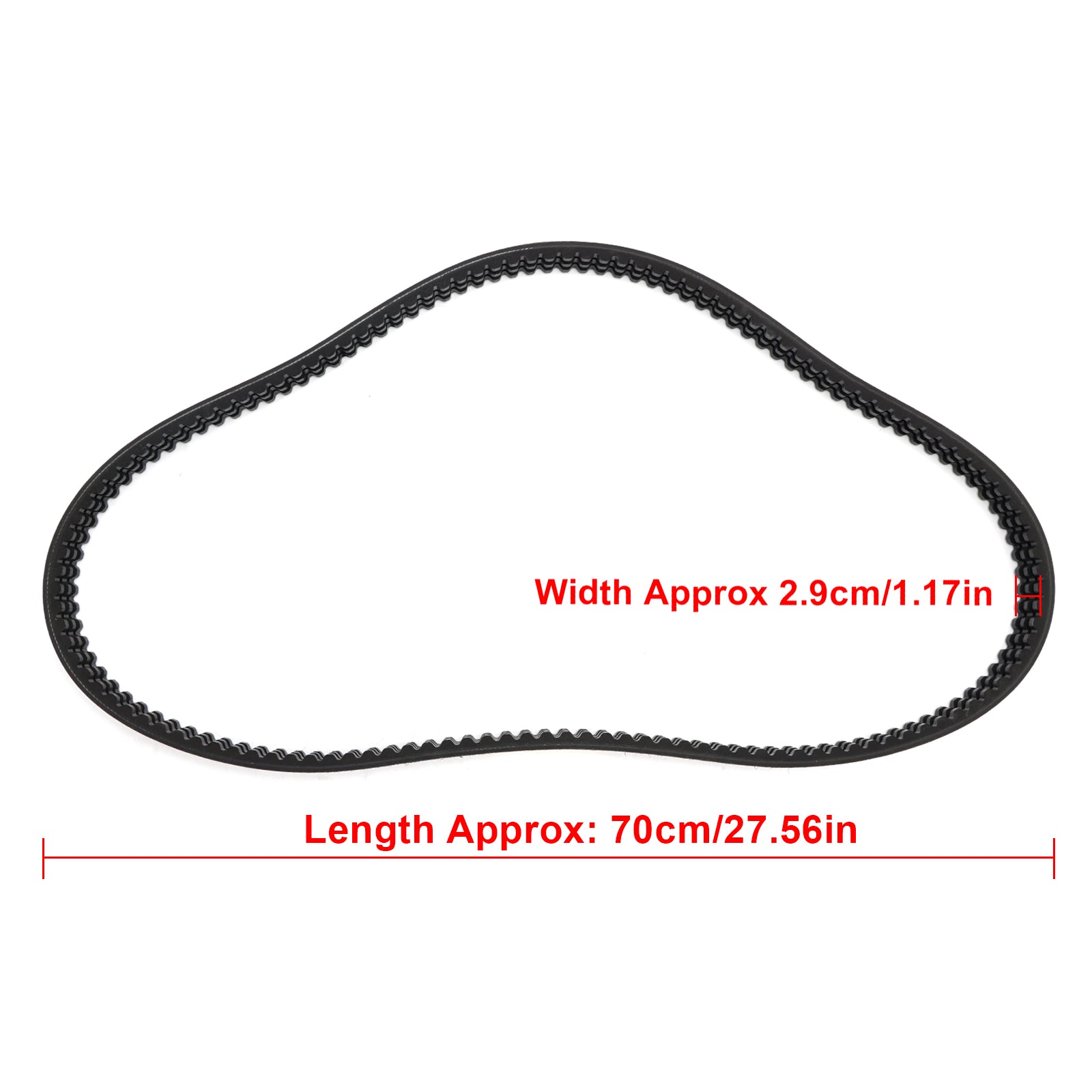 Cinghia di trasmissione 6736775 per pala Bobcat 753 S130 S150 S160 S175 S185 S205 T140