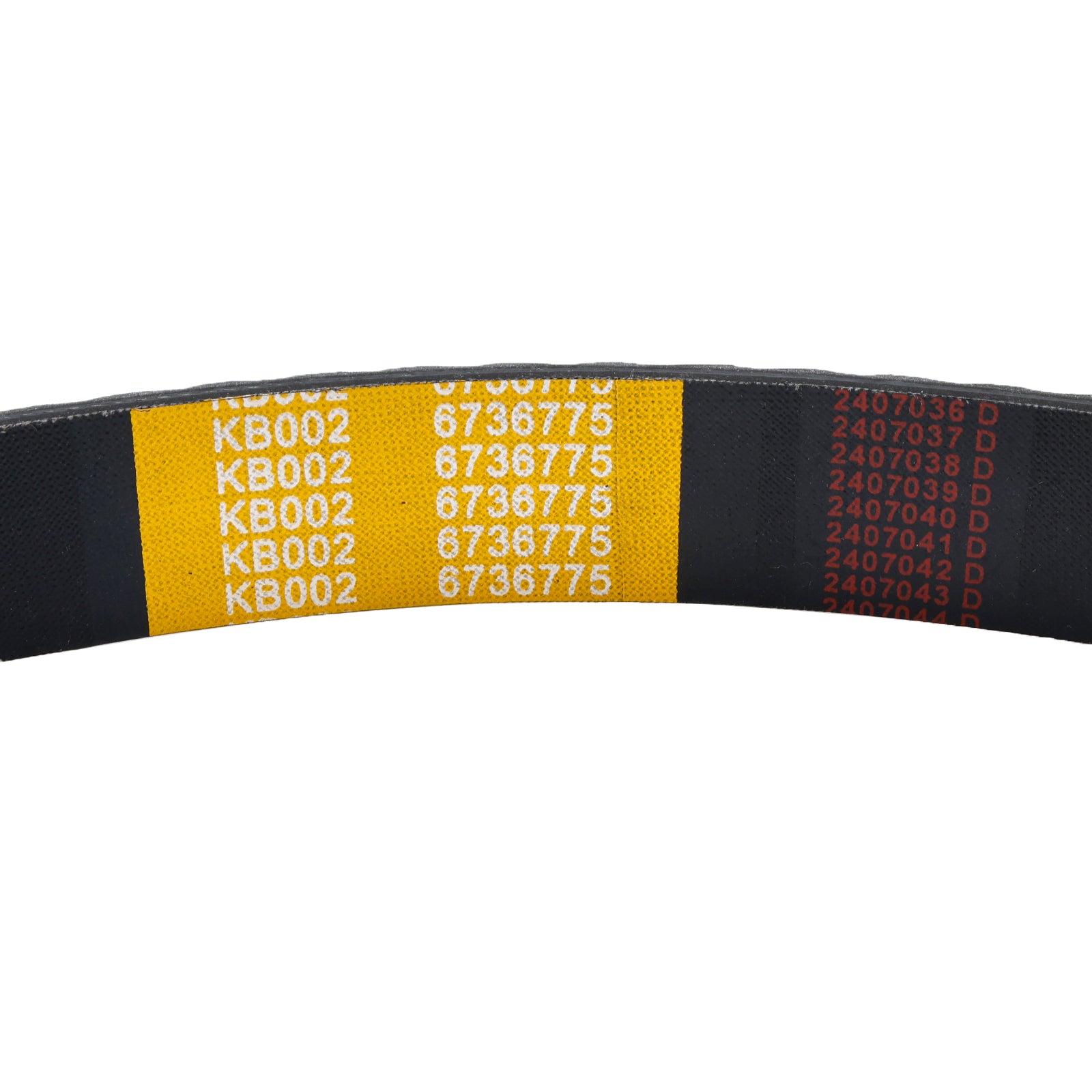 Cinghia di trasmissione 6736775 per pala Bobcat 753 S130 S150 S160 S175 S185 S205 T140