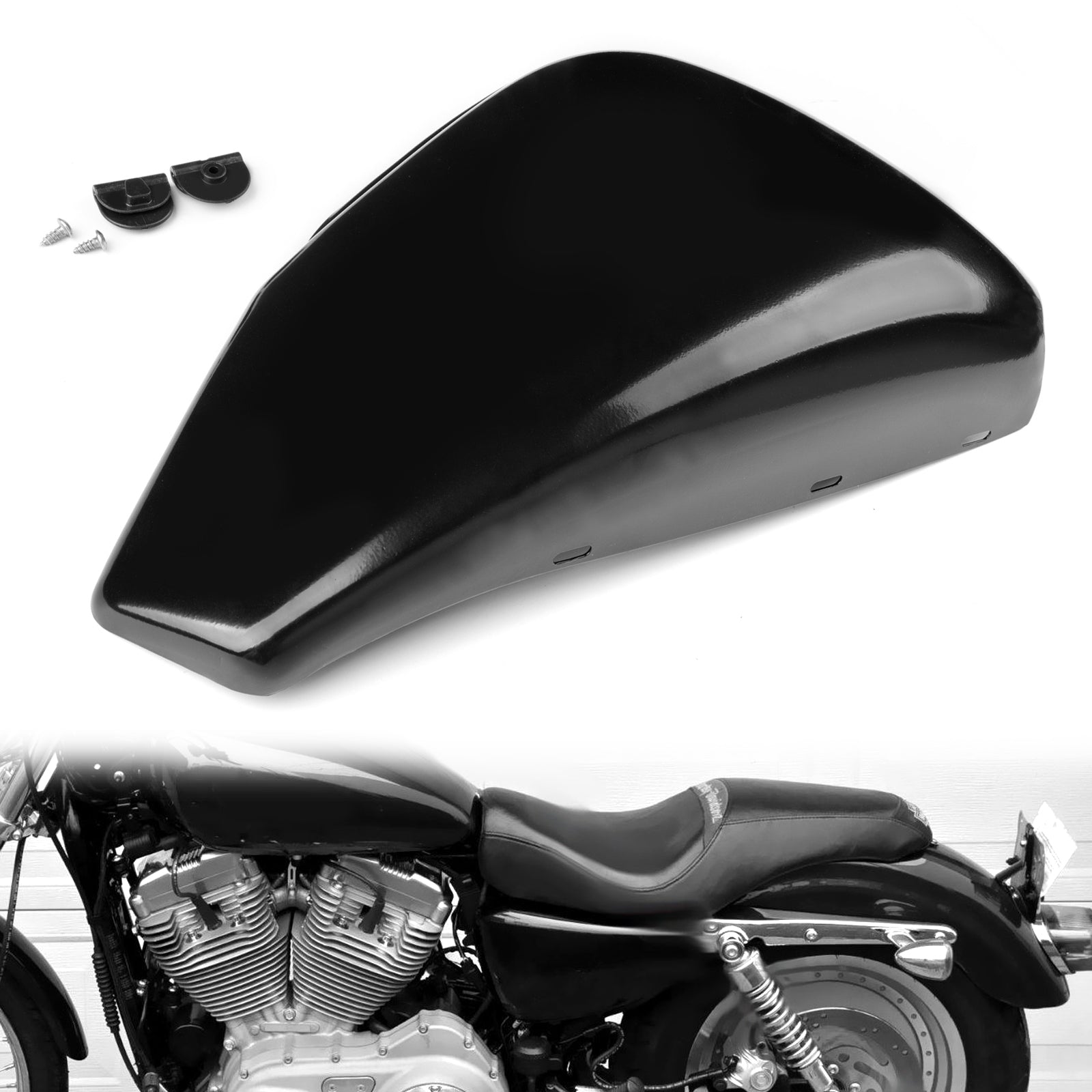 Coperchio laterale batteria per Harley 883 2004-2013