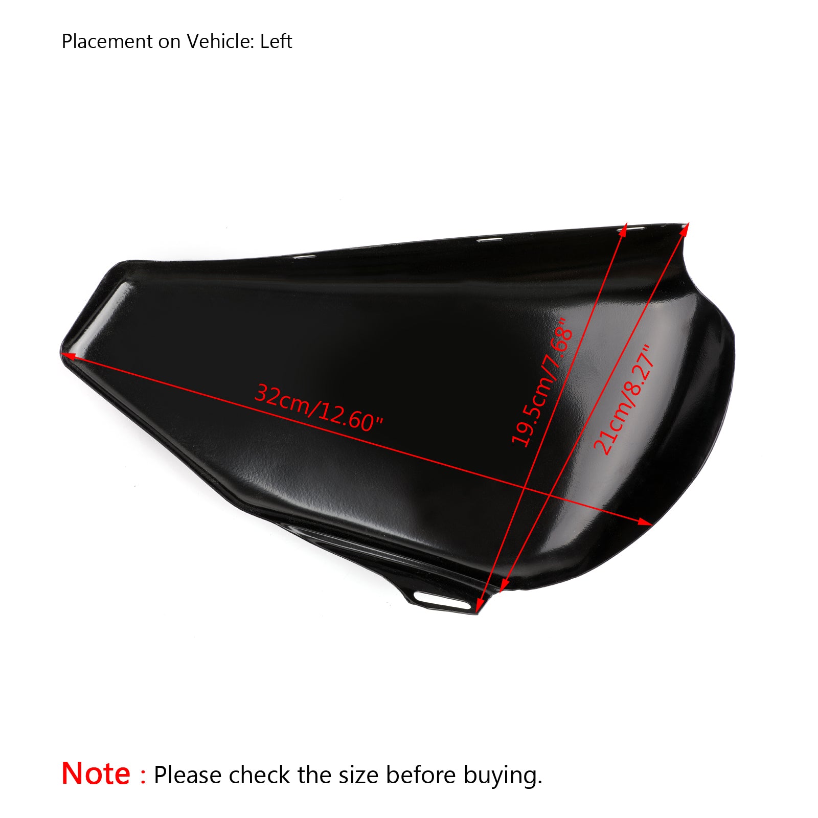 Coperchio laterale batteria per Harley 883 2004-2013