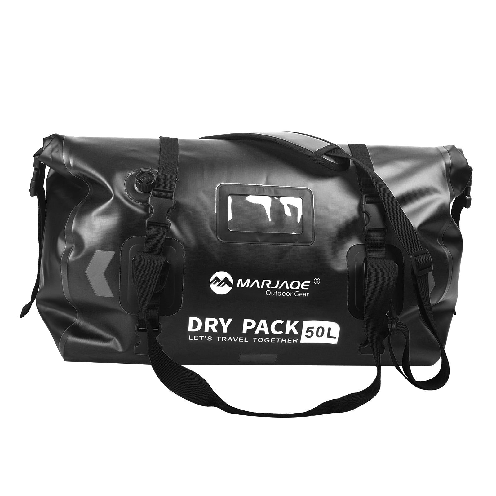 Borsa laterale universale in poliuretano 50 l per moto, giallo