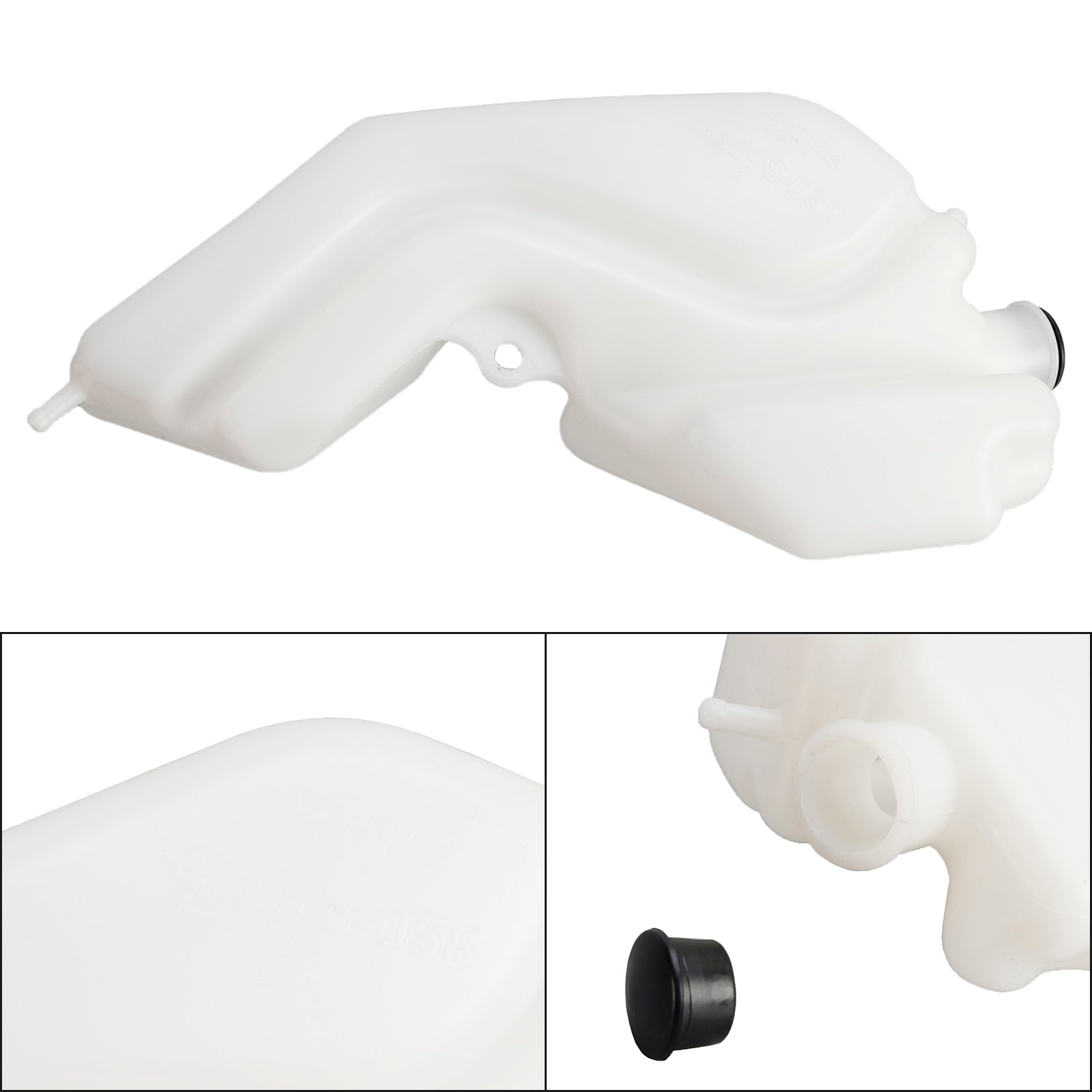 Bottiglia di riserva del liquido di raffreddamento del serbatoio di troppo pieno del radiatore del liquido di raffreddamento per Kawasaki Ninja ZX-10R generico