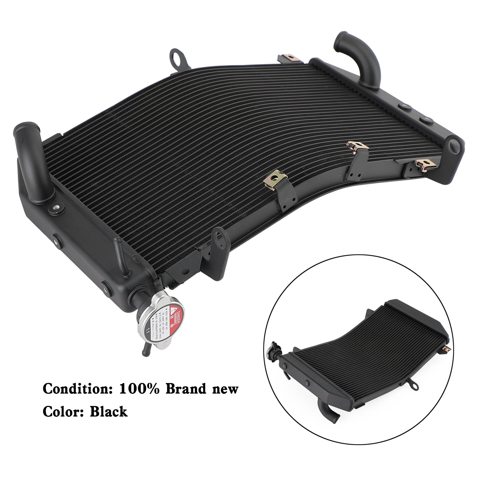 Radiatore di raffreddamento in alluminio per Yamaha YZF R1 R1M R1S 2015-2023