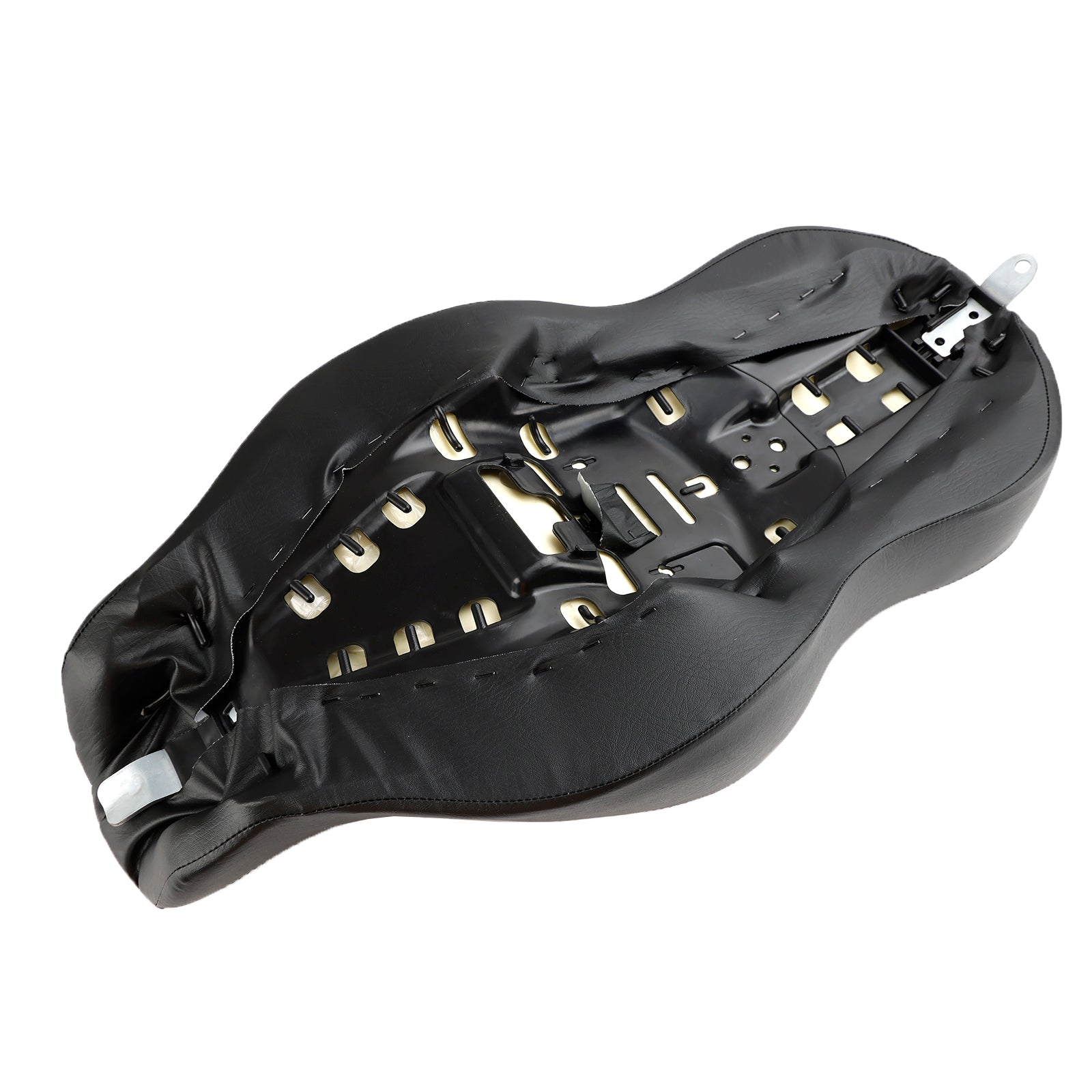 Siège conducteur et passager en cuir pour Harley XL883N XL1200N 2004-2018 noir