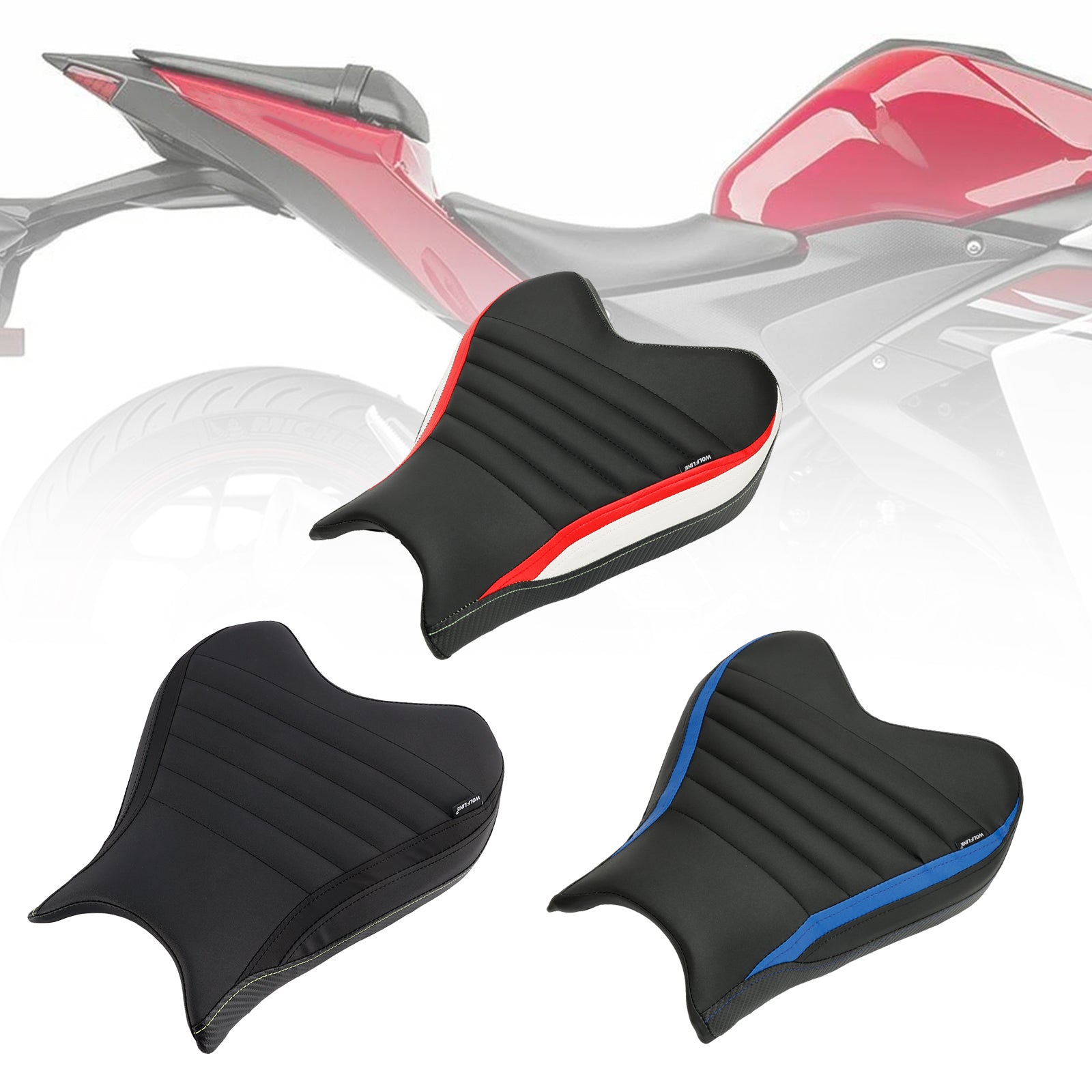 Yamaha Yzf-R7 Yzf R7 2021-2022 Vordersitz Raider Pu Kissen
