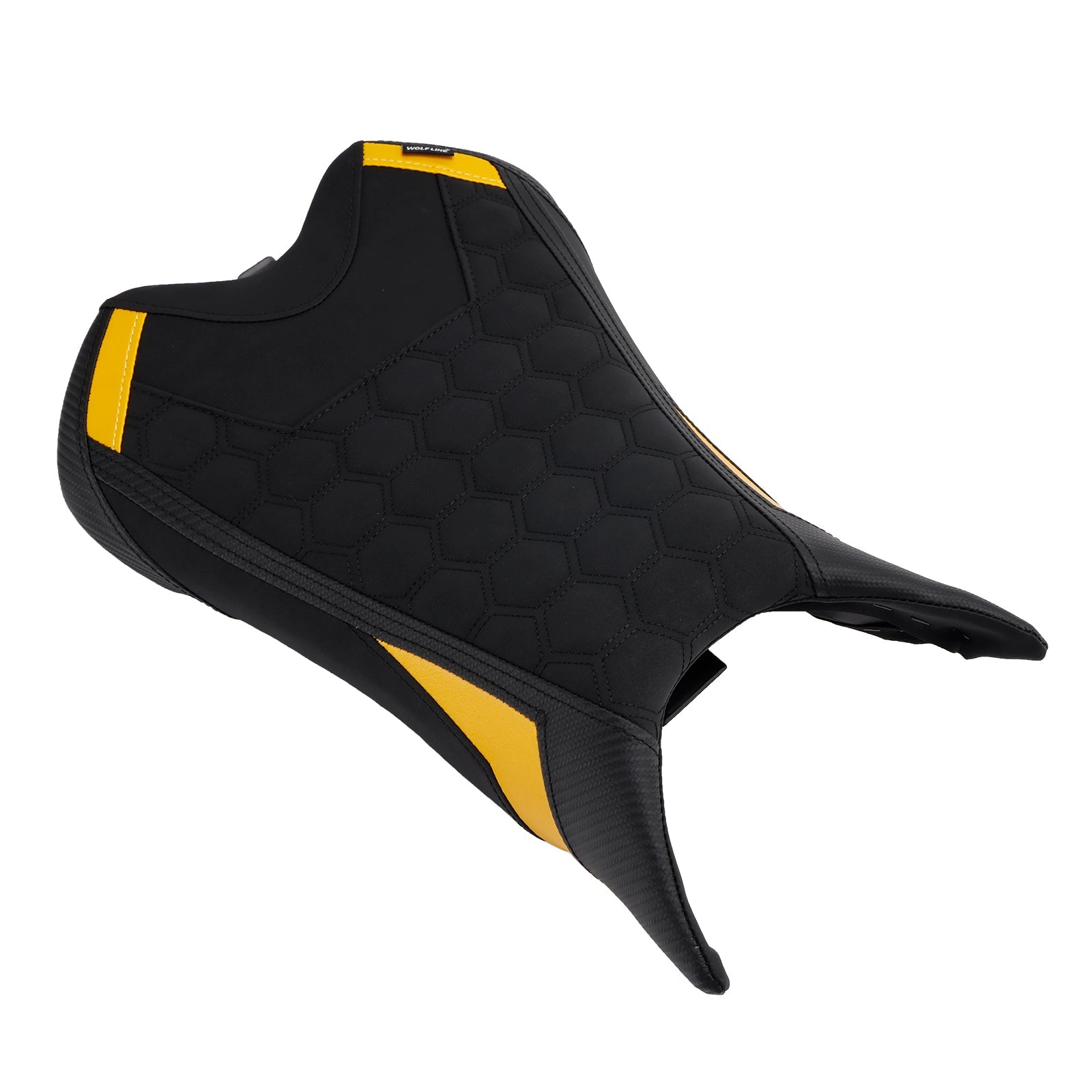 Coussin de siège conducteur avant Raider rouge pour Street Triple 765R/RS (2023-2025).