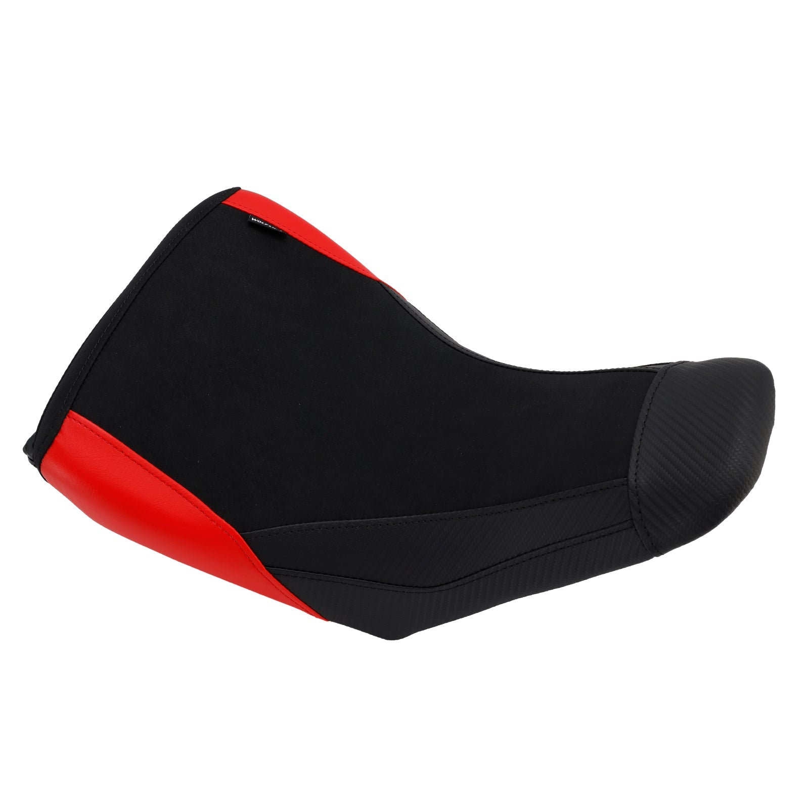 Cojín inferior del asiento del conductor delantero para Suzuki V-Strom DL1050 (2023-2025), rojo y amarillo.