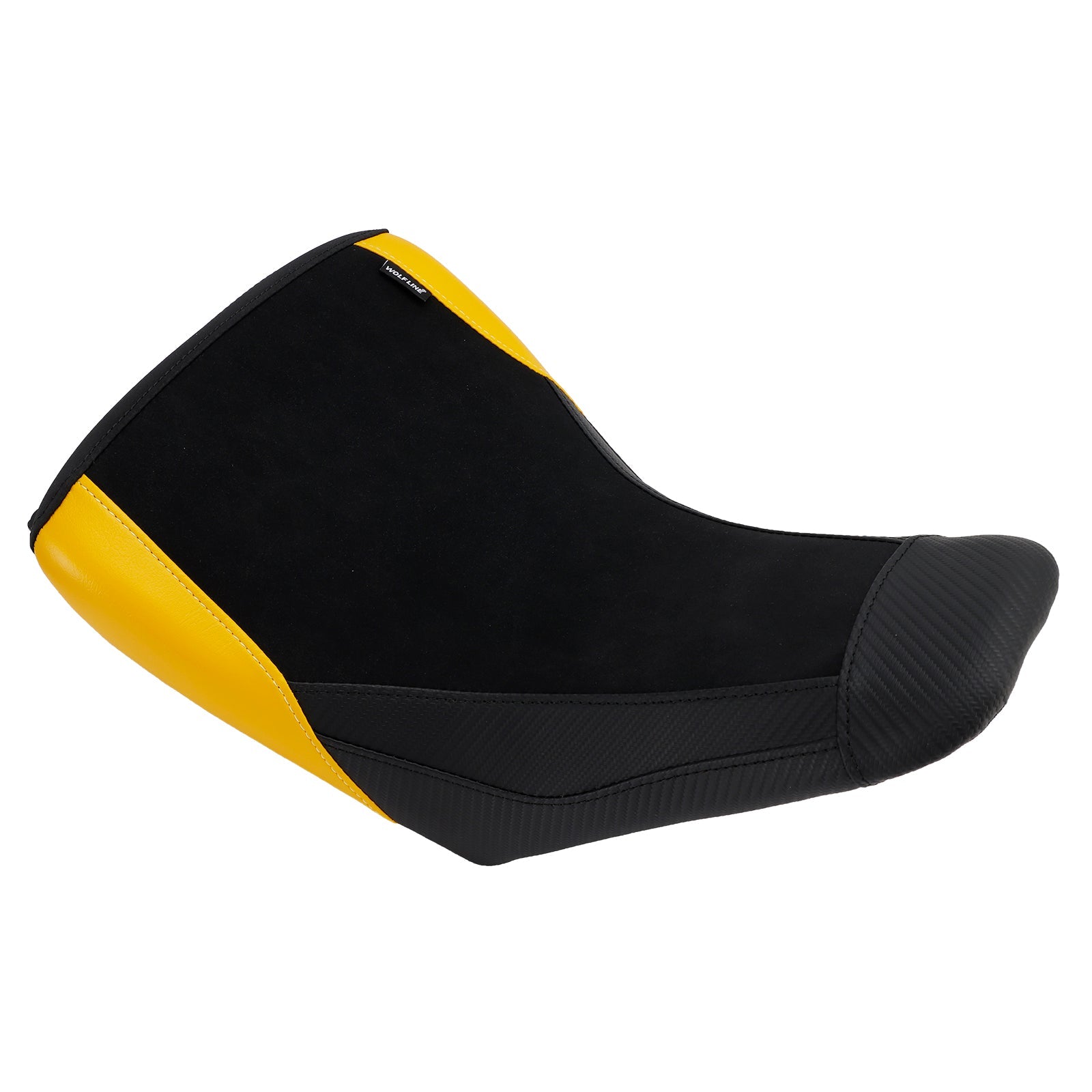 Cojín inferior del asiento del conductor delantero para Suzuki V-Strom DL1050 (2023-2025), rojo y amarillo.