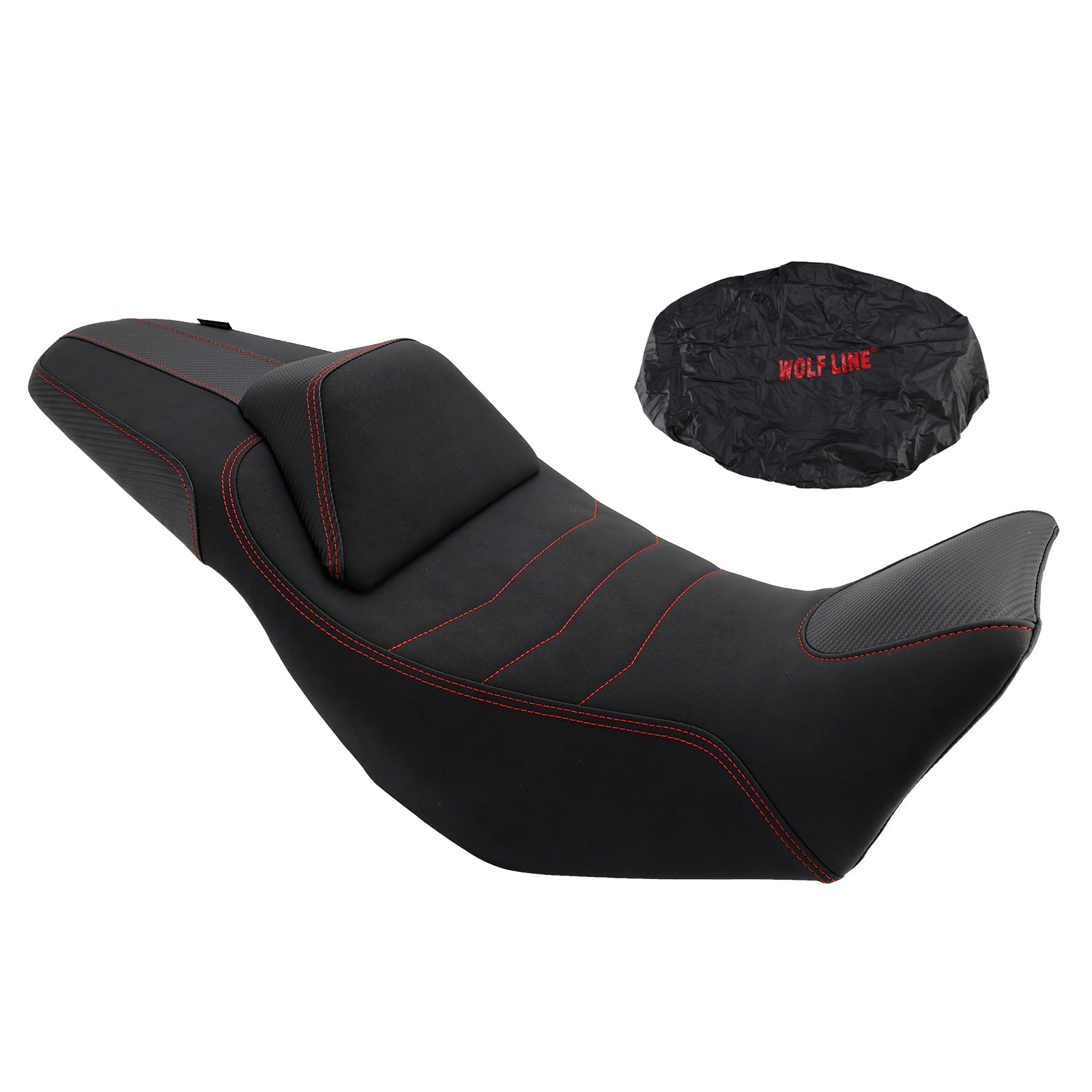 Popolnoma oblazinjen sovoznikov sedež +15 mm za Honda NX400 in NX500 (2024-2025)