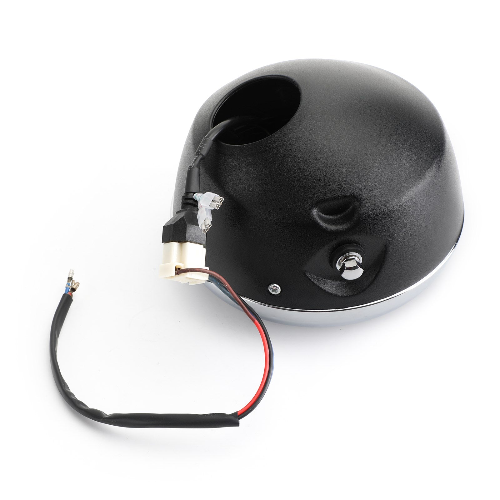 7" Faro LED Hi/Lo DRL da pollici nero rotondo per Softail Slim FLS S FLSS 2012-2017