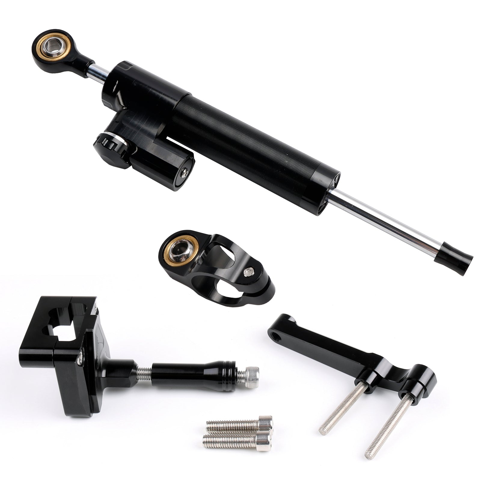 Stabilizzatore di ammortizzatore di direzione per Kawasaki Ninja 250 EX250 2008-2012 Generico