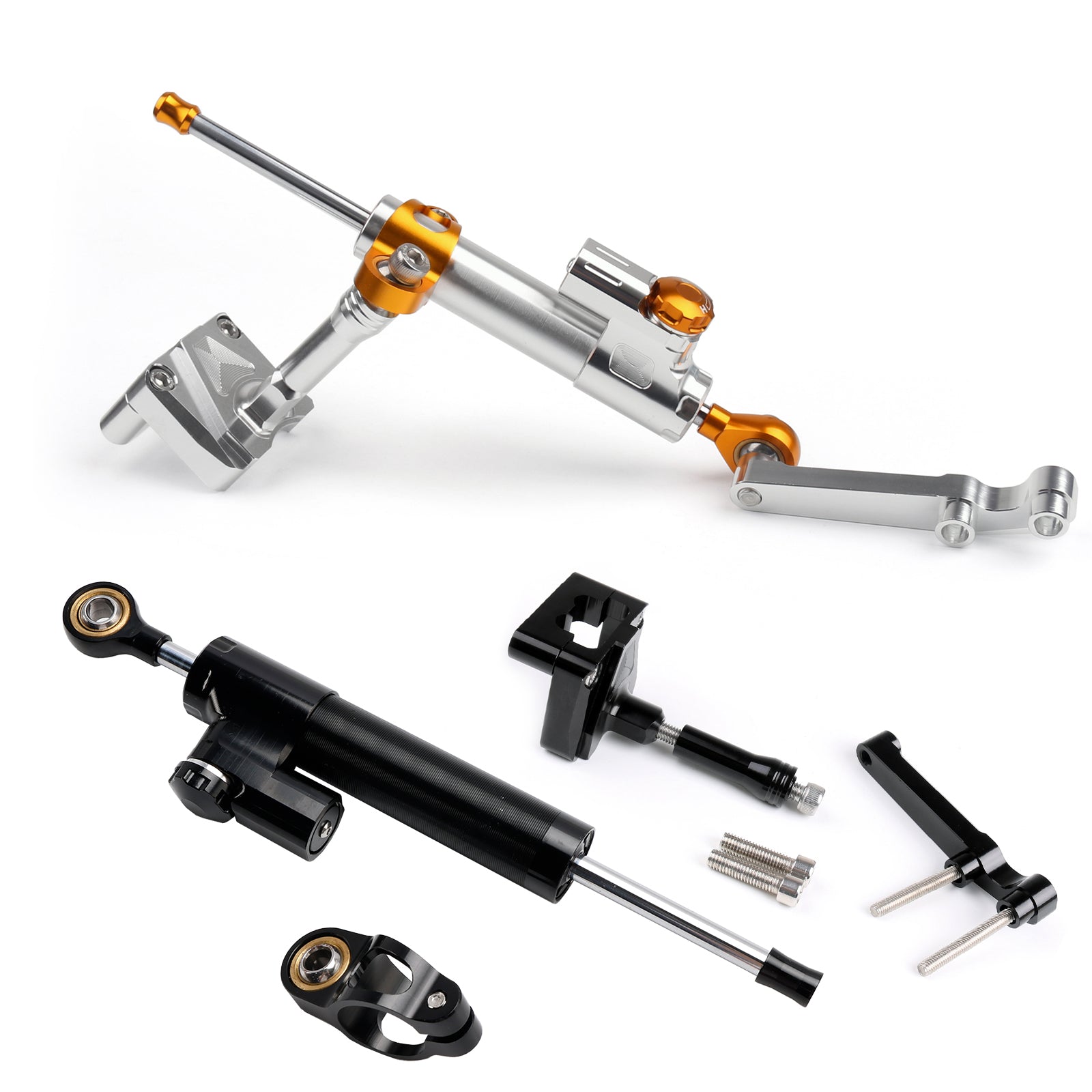 Stabilizzatore di ammortizzatore di direzione per Kawasaki Ninja 250 EX250 2008-2012 Generico