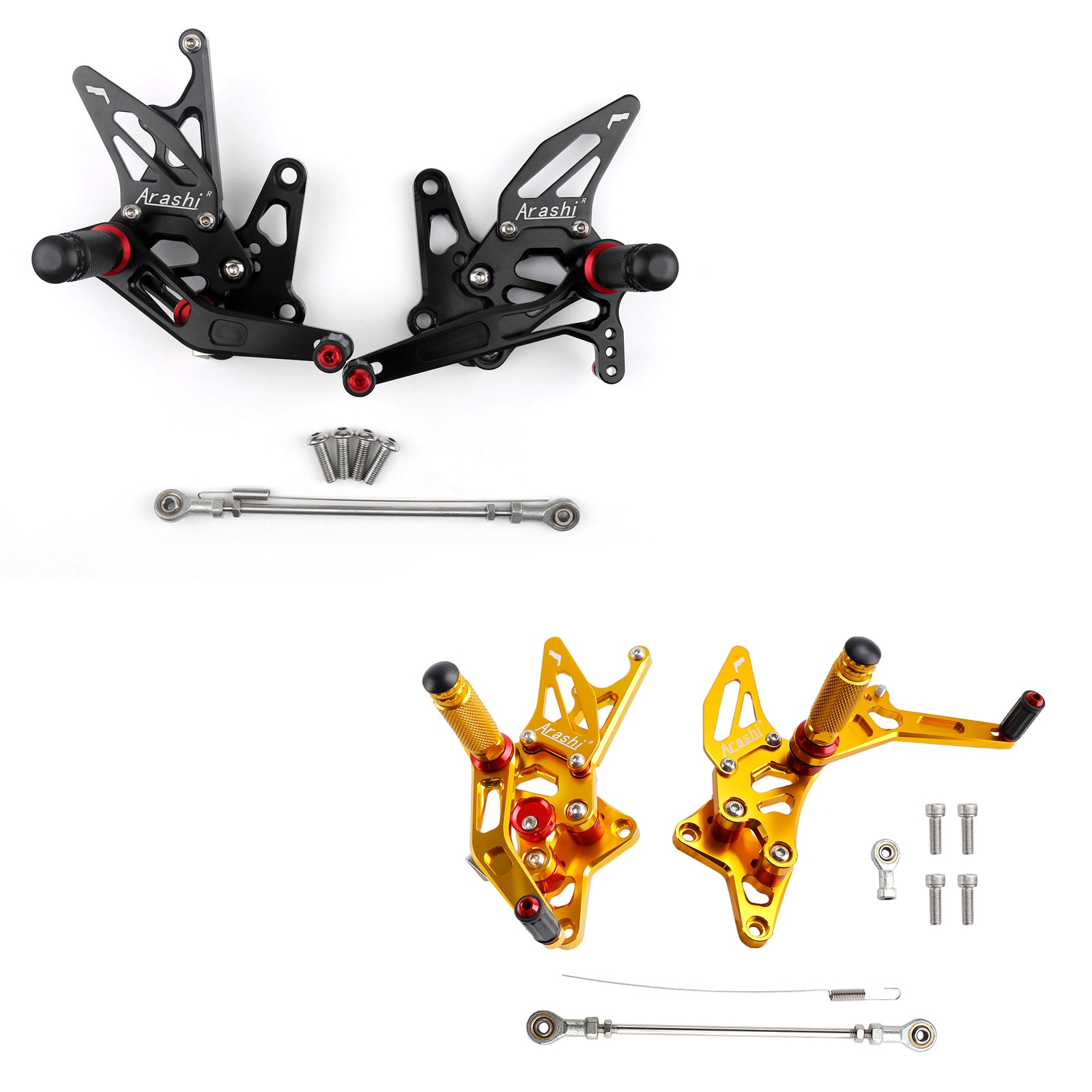 Commandes reculées Repose-pieds arrière réglables pour Suzuki GSXR1300 GSXR 1300 1999-2007 générique