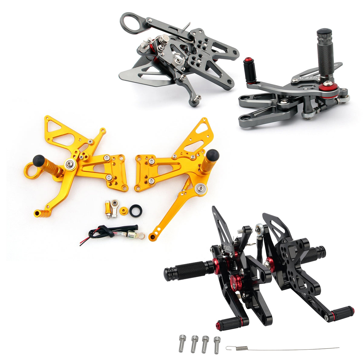 Tylne elementy sterujące Regulowane tylne podnóżki dla BMW S1000RR S 1000 RR 2010-2011 Generic