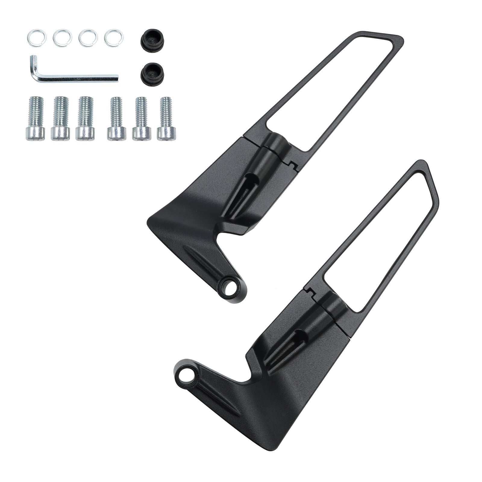 Pari Winglet-taustapeiliä Kawasaki Z650 Z900 2017-2024 Z H2 2020-2023