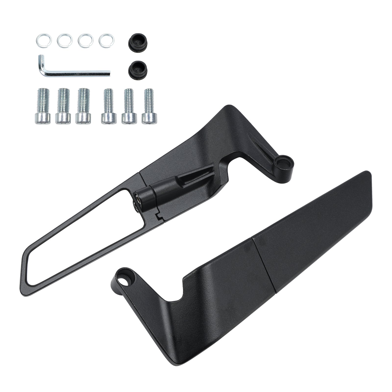 Pari Winglet-taustapeiliä Kawasaki Z650 Z900 2017-2024 Z H2 2020-2023