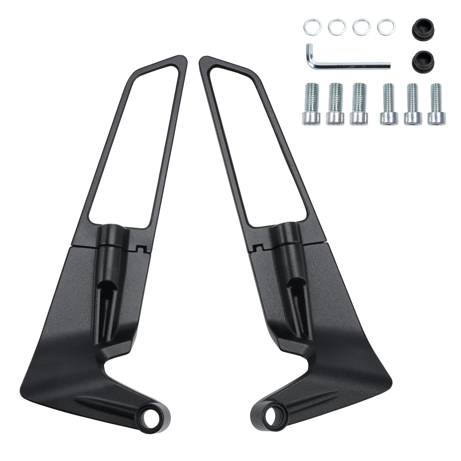 Pari Winglet-taustapeiliä Kawasaki Z650 Z900 2017-2024 Z H2 2020-2023